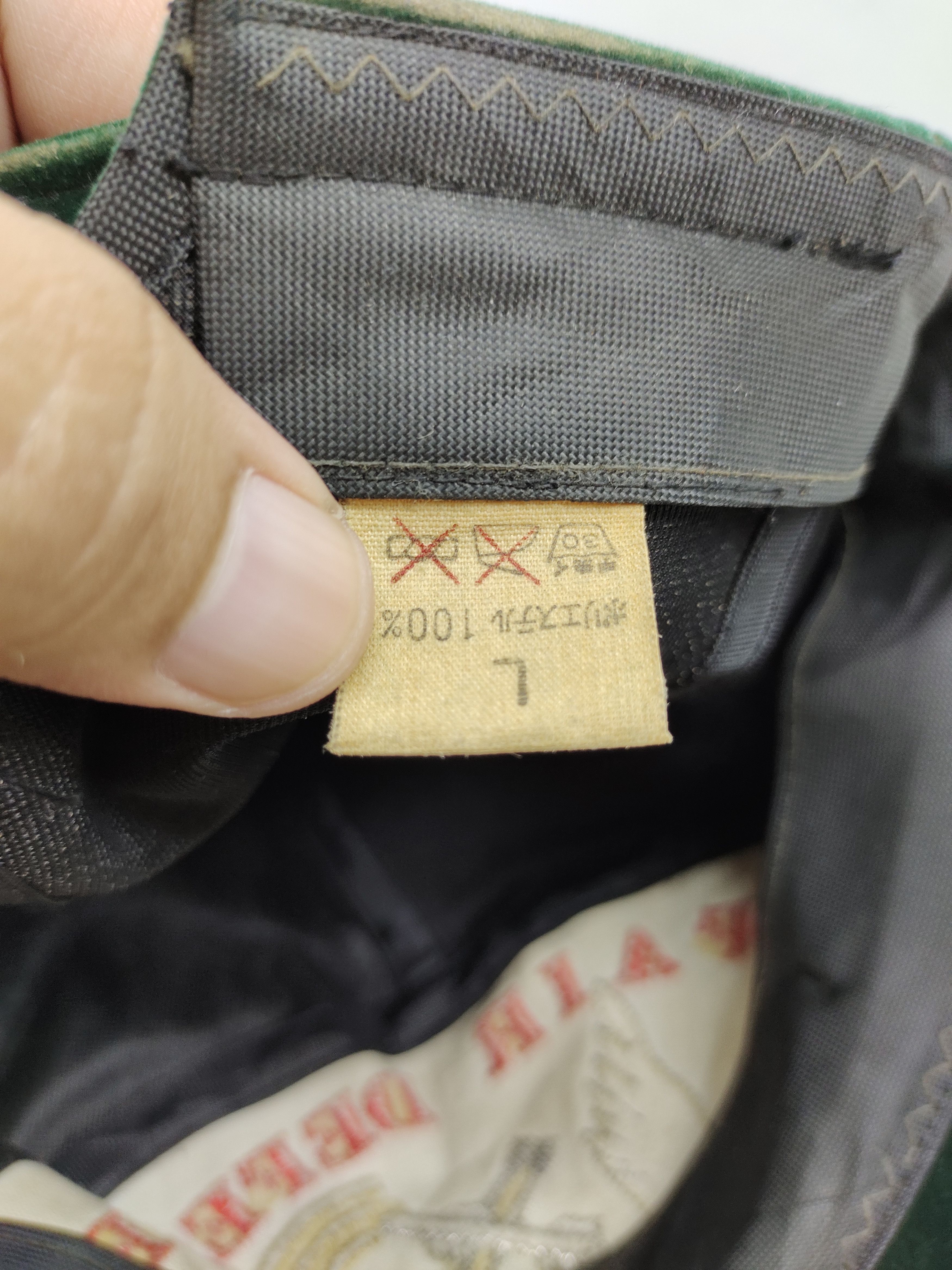 Vintage Vintage Gsdf Air Defense Velvet Cap Hat Adjustable Size ONE SIZE - 8 Thumbnail