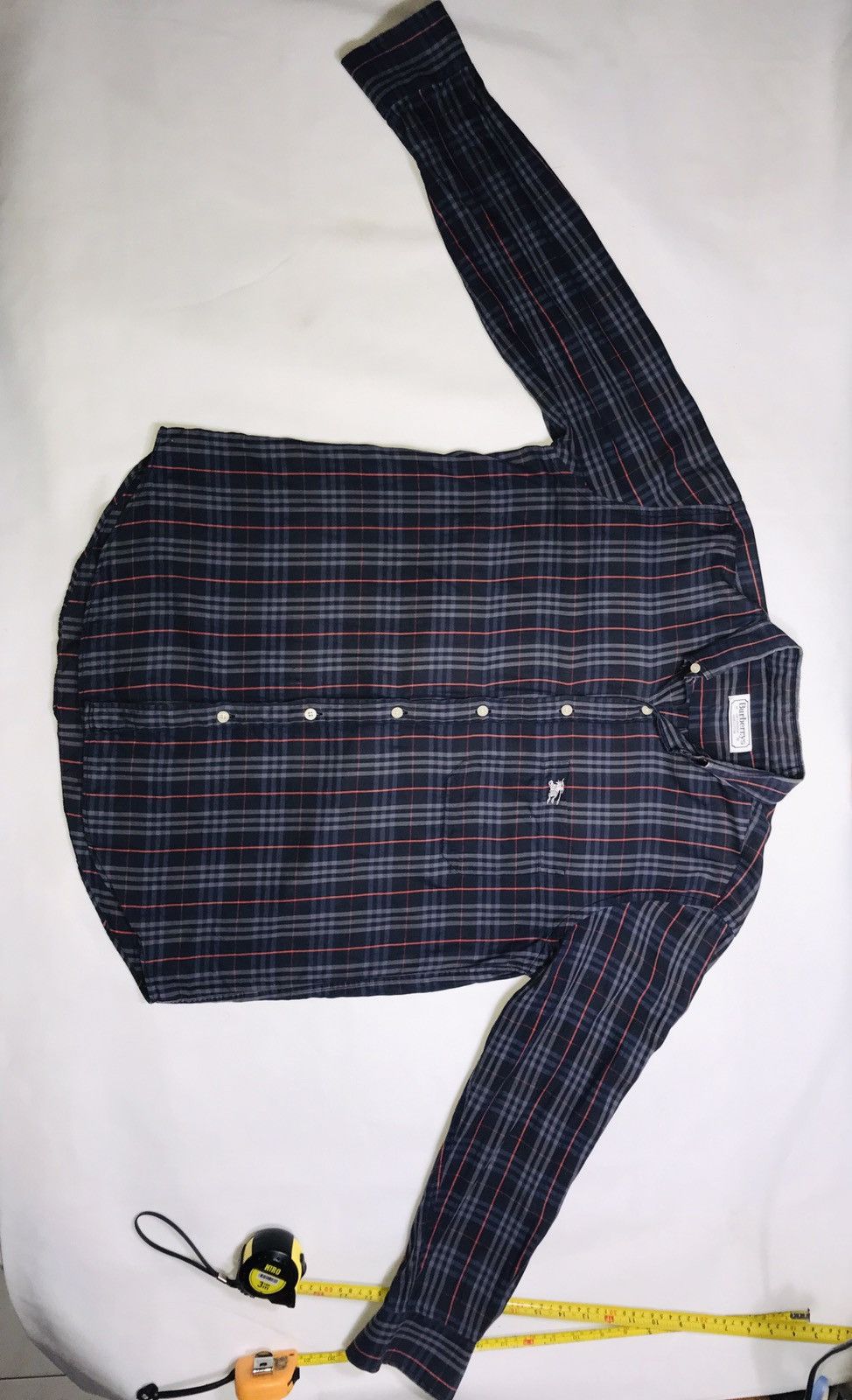 Burberry Vintage Burberrys Shirt Button Nova Checkered Plaid Tartan Size US M / EU 48-50 / 2 - 4 Thumbnail