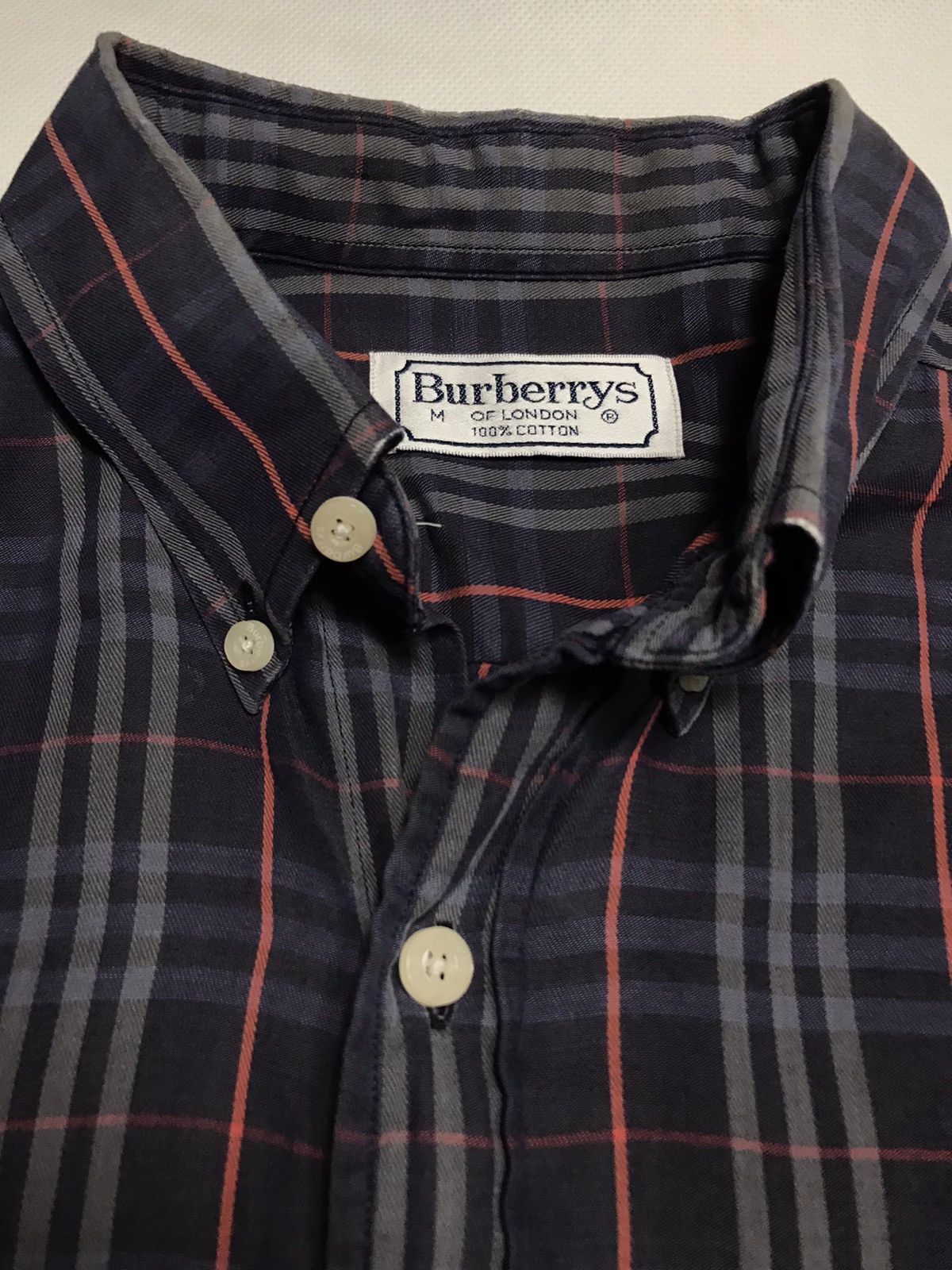Burberry Vintage Burberrys Shirt Button Nova Checkered Plaid Tartan Size US M / EU 48-50 / 2 - 7 Thumbnail