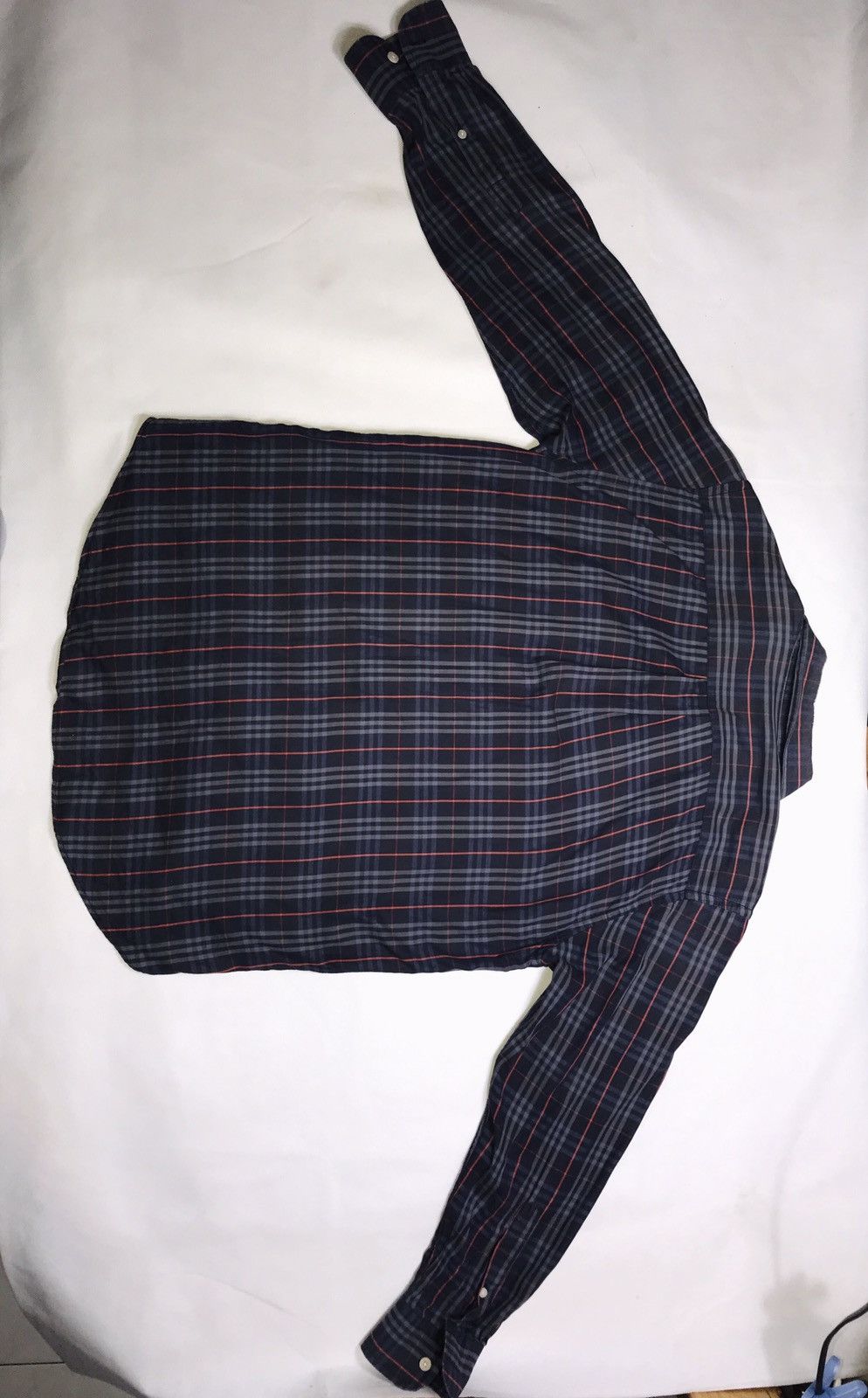 Burberry Vintage Burberrys Shirt Button Nova Checkered Plaid Tartan Size US M / EU 48-50 / 2 - 5 Thumbnail