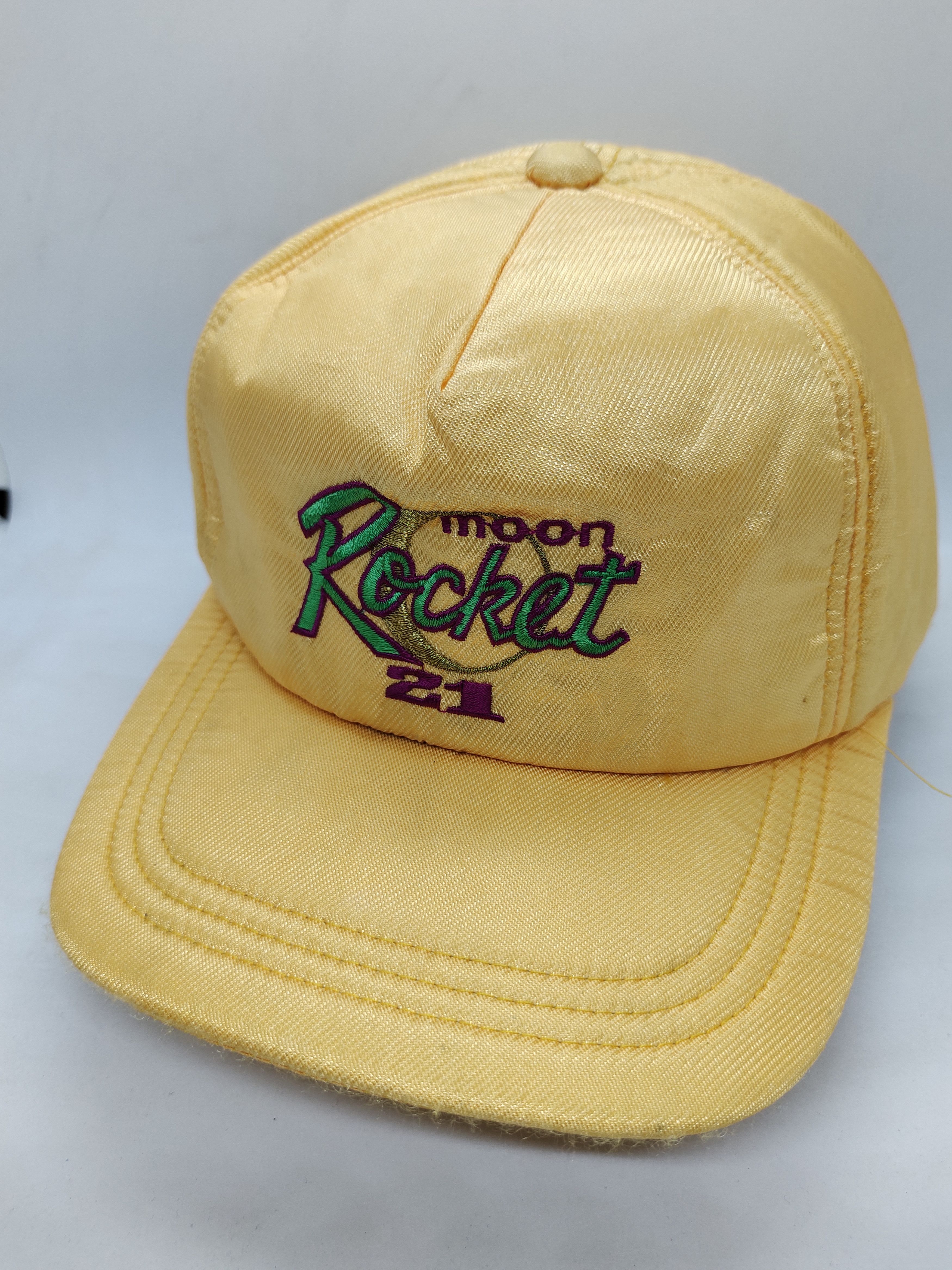 Japanese Brand Vintage Rocket Moon 21 Embroidered Ear Flap Ski Cap Hat Size ONE SIZE - 2 Thumbnail