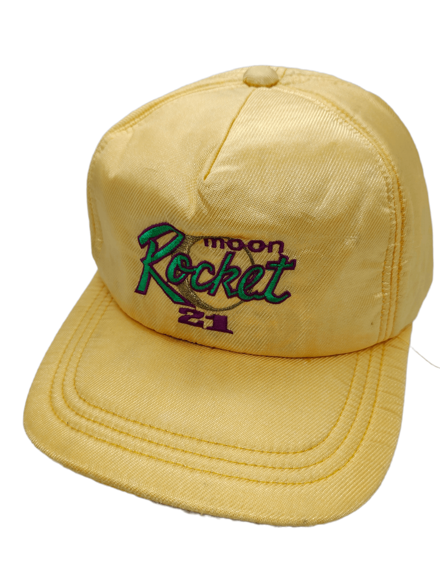 Japanese Brand Vintage Rocket Moon 21 Embroidered Ear Flap Ski Cap Hat Size ONE SIZE - 1 Thumbnail