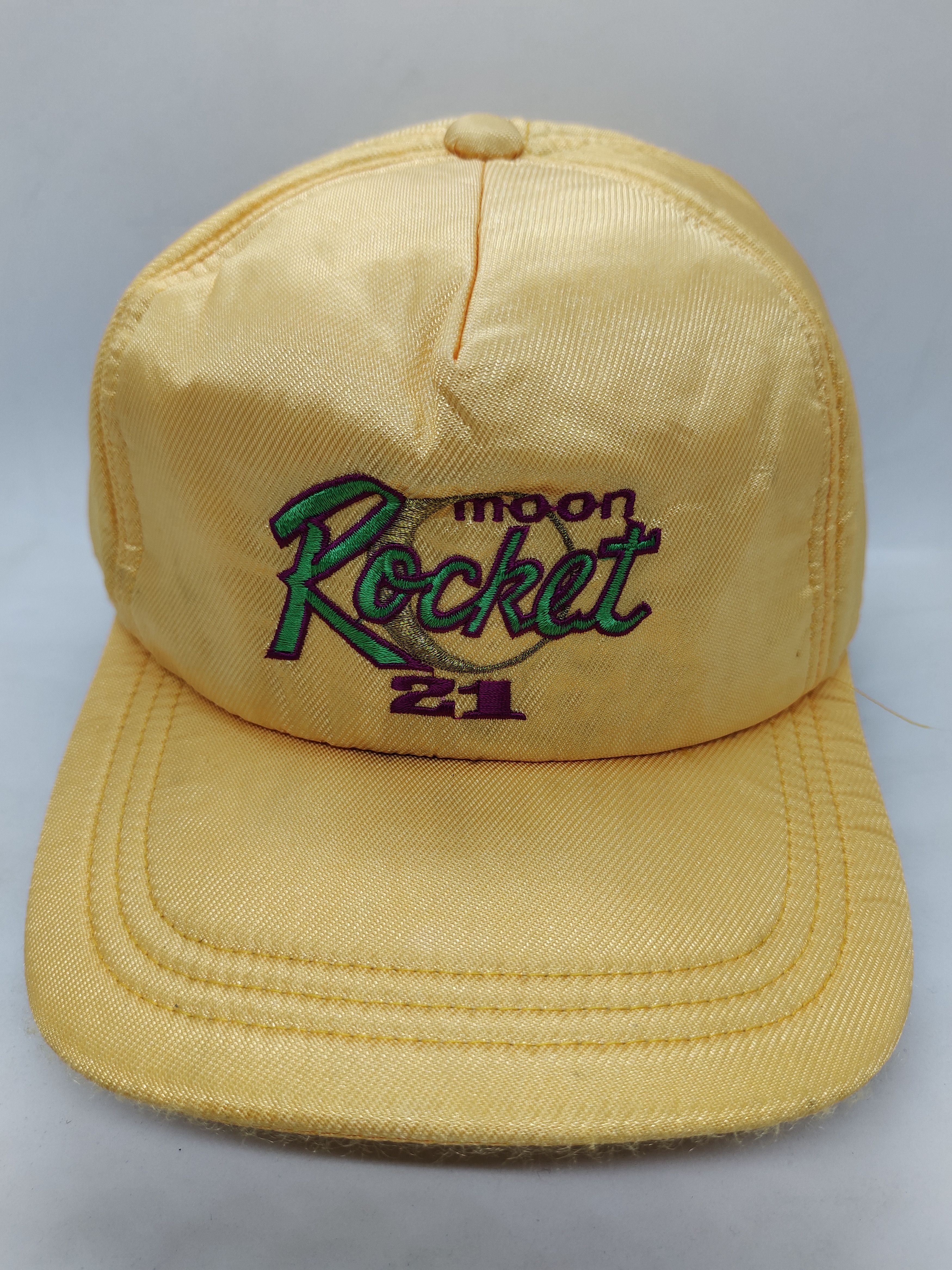 Japanese Brand Vintage Rocket Moon 21 Embroidered Ear Flap Ski Cap Hat Size ONE SIZE - 3 Thumbnail