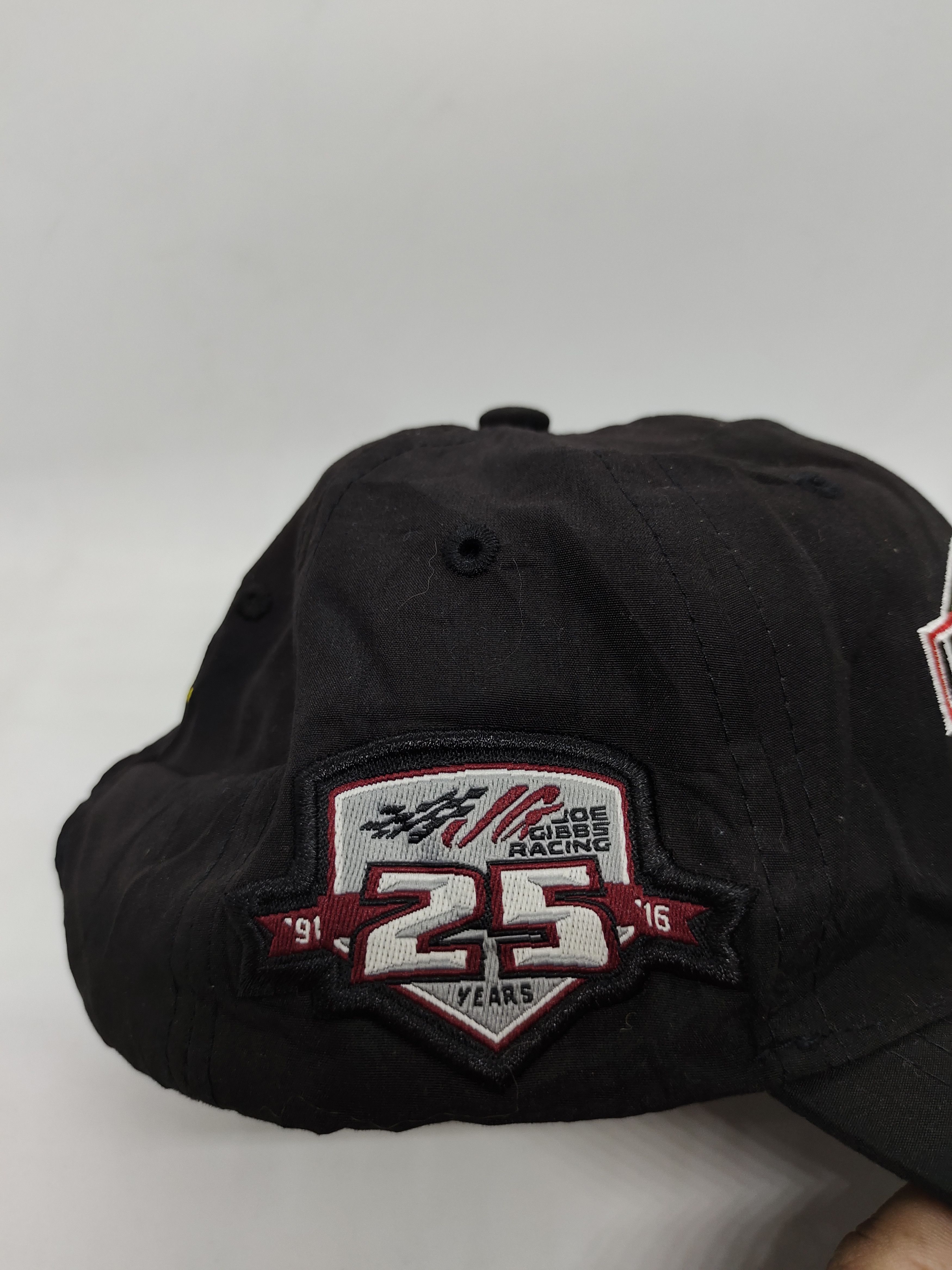 NASCAR Joe Gibbs Racing 25 Years Nascar Cap Hat Adjustable Size ONE SIZE - 6 Thumbnail
