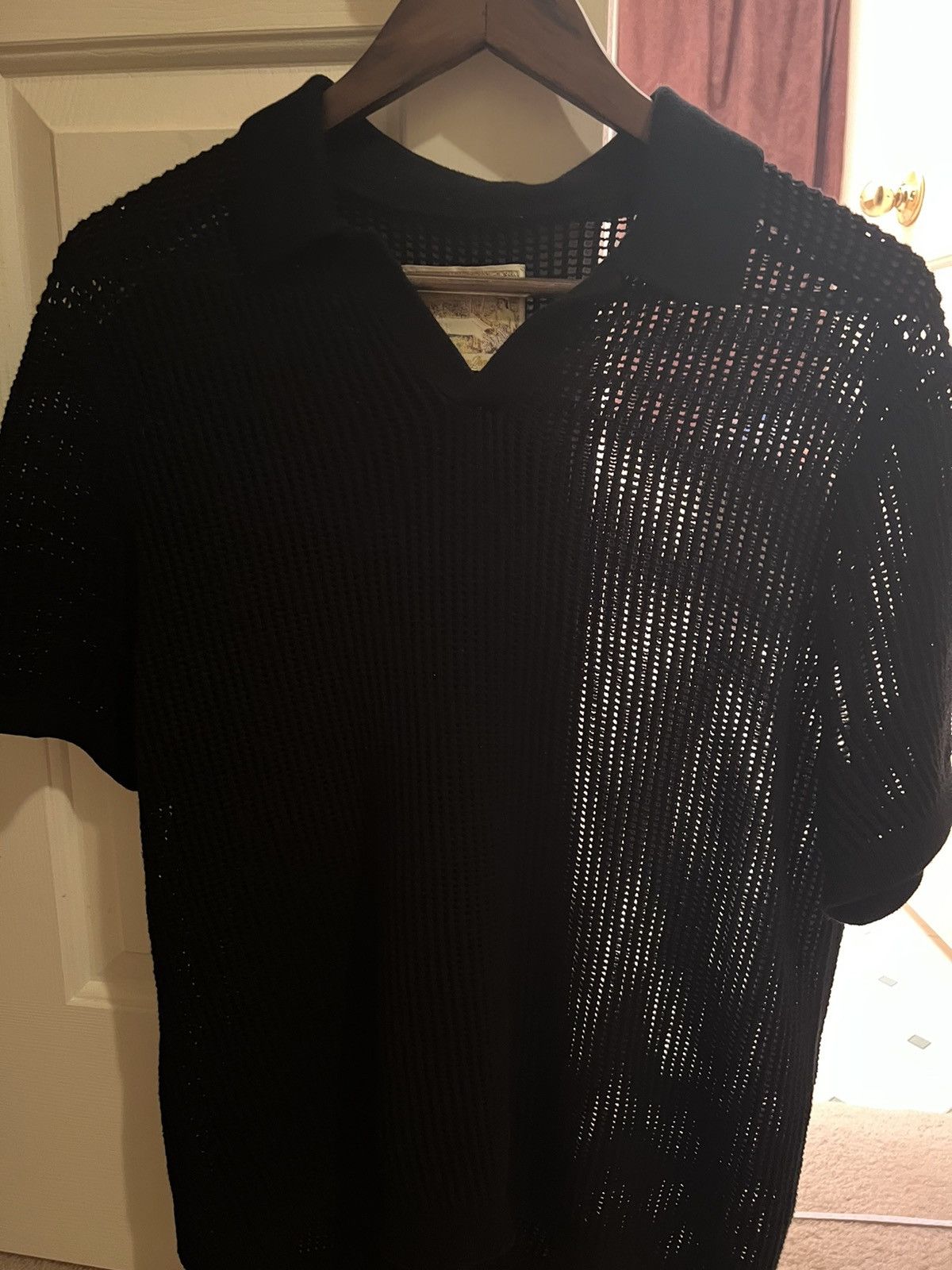 Aime Leon Dore Aime Leon Dore Mesh Knit Polo Size US M / EU 48-50 / 2 - 2 Thumbnail