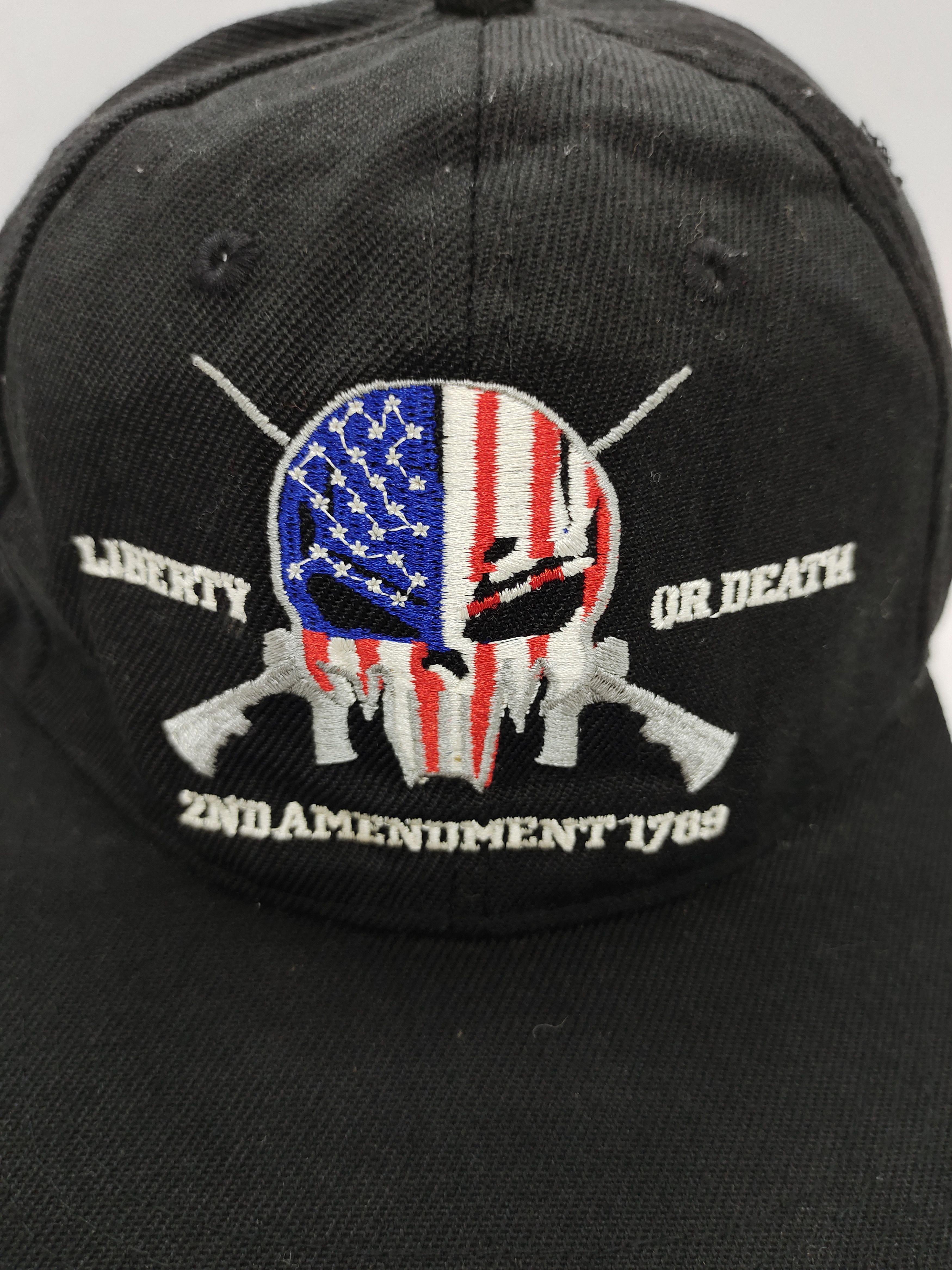Other 2nd Amendment Demon Military Embroidered Cap Hat Adjustable Size ONE SIZE - 4 Thumbnail