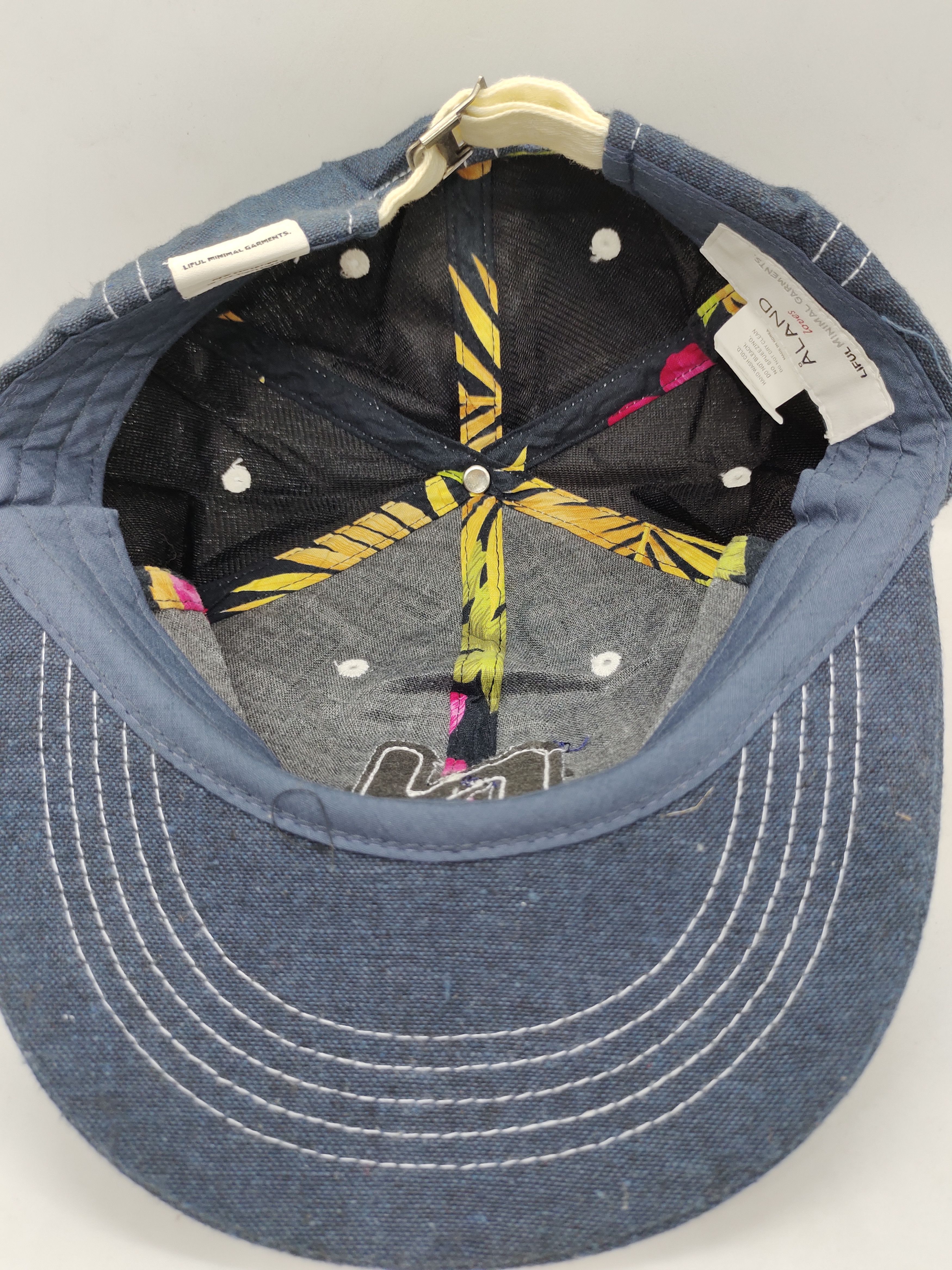 LIFUL MINIMAL GARMENTS Liful Minimal Garments 'N' Denim Cap Hat Adjustable Size ONE SIZE - 7 Thumbnail