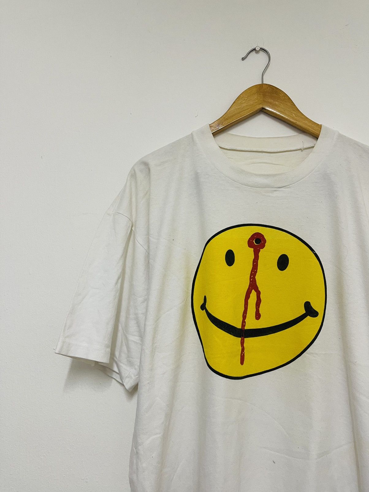 Vintage 90’s Headshot Smiley Rave House Music Era