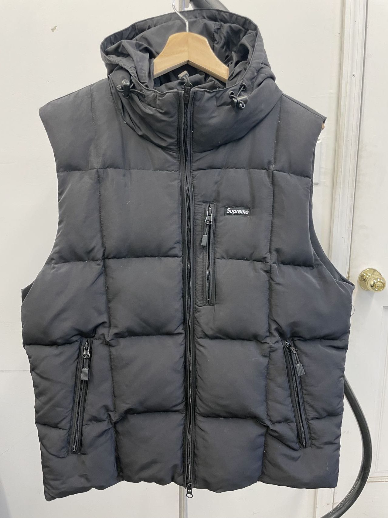 Supreme Supreme Iridescent Puffer vest FW14 | Grailed