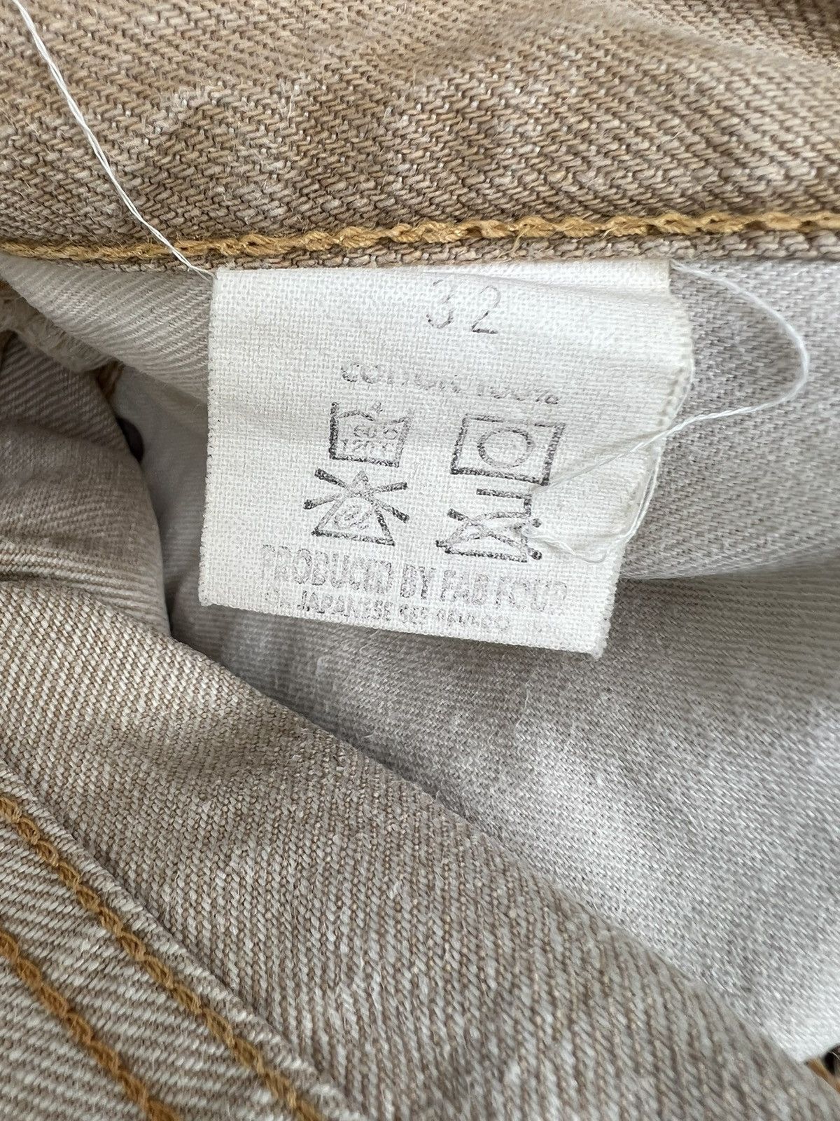 Alchemist VTG Skull Jeans Mustang Fade Persimmon Dye Denim Flare Jeans Size US 31 - 24 Thumbnail