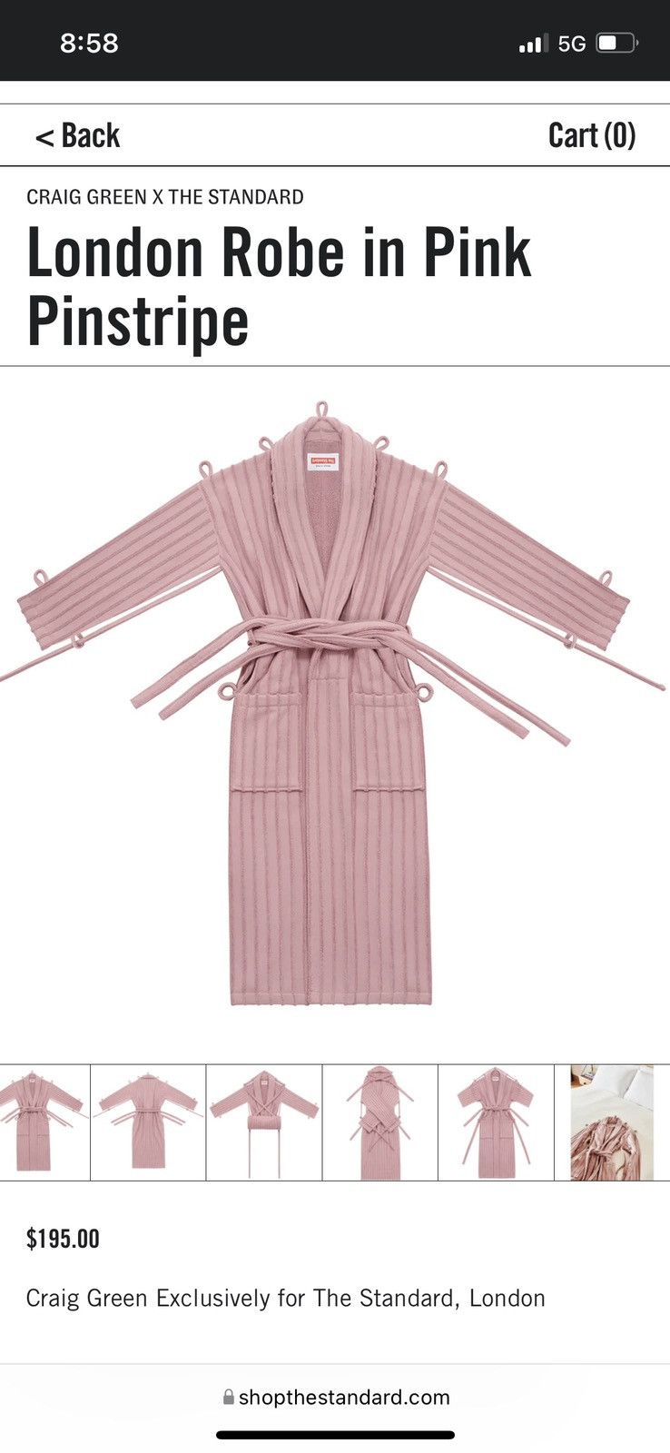 Craig Green Craig Green x The Standard Hotel London Robe | Grailed