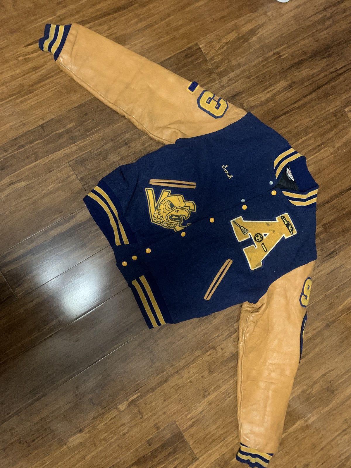 Neff Aberdeen Varsity Letterman Jacket Grailed