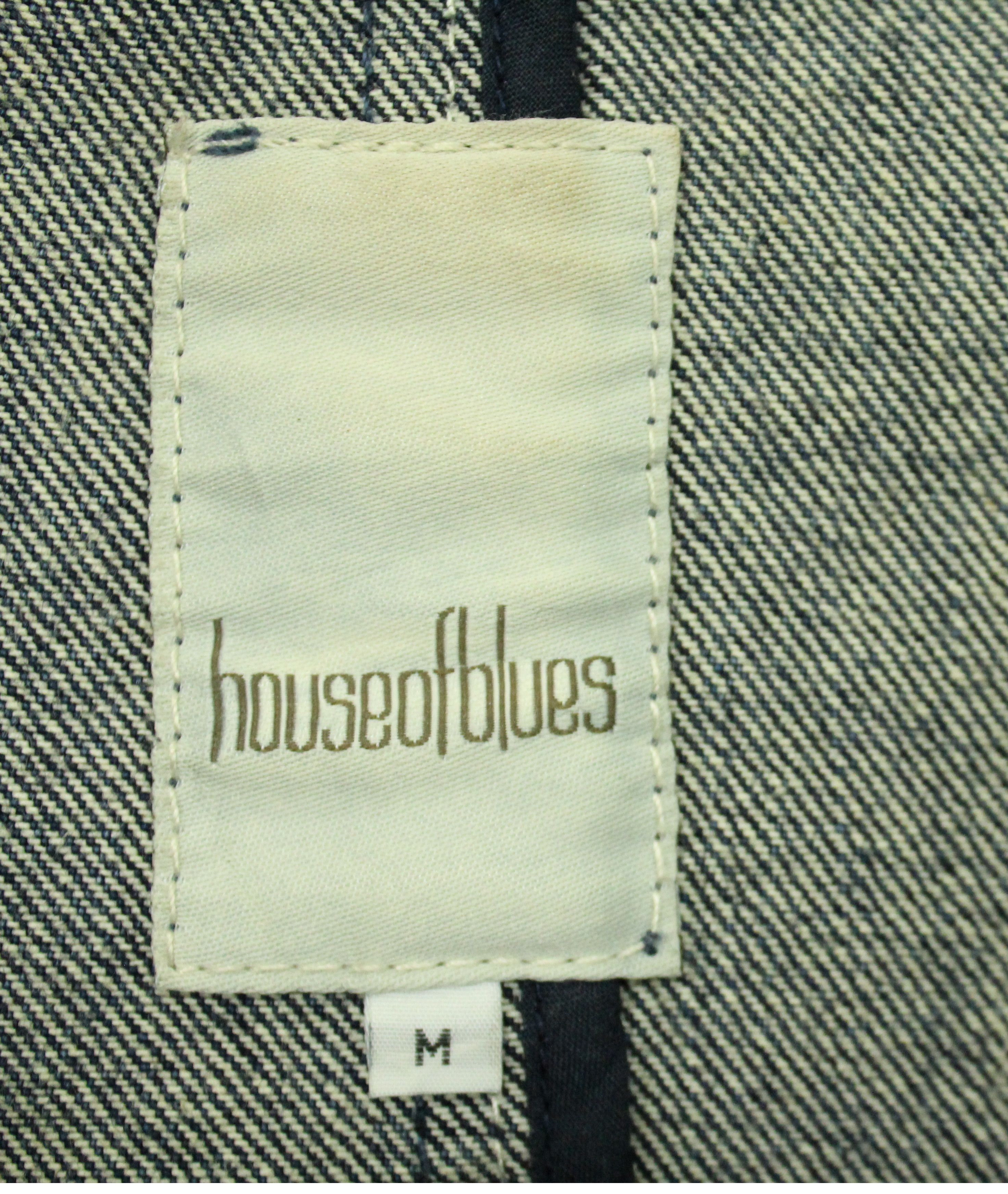 Japanese Brand HOUSE OF BLUES Jacket Blazer Coat Distressed Sunfaded Size US S / EU 44-46 / 1 - 12 Thumbnail
