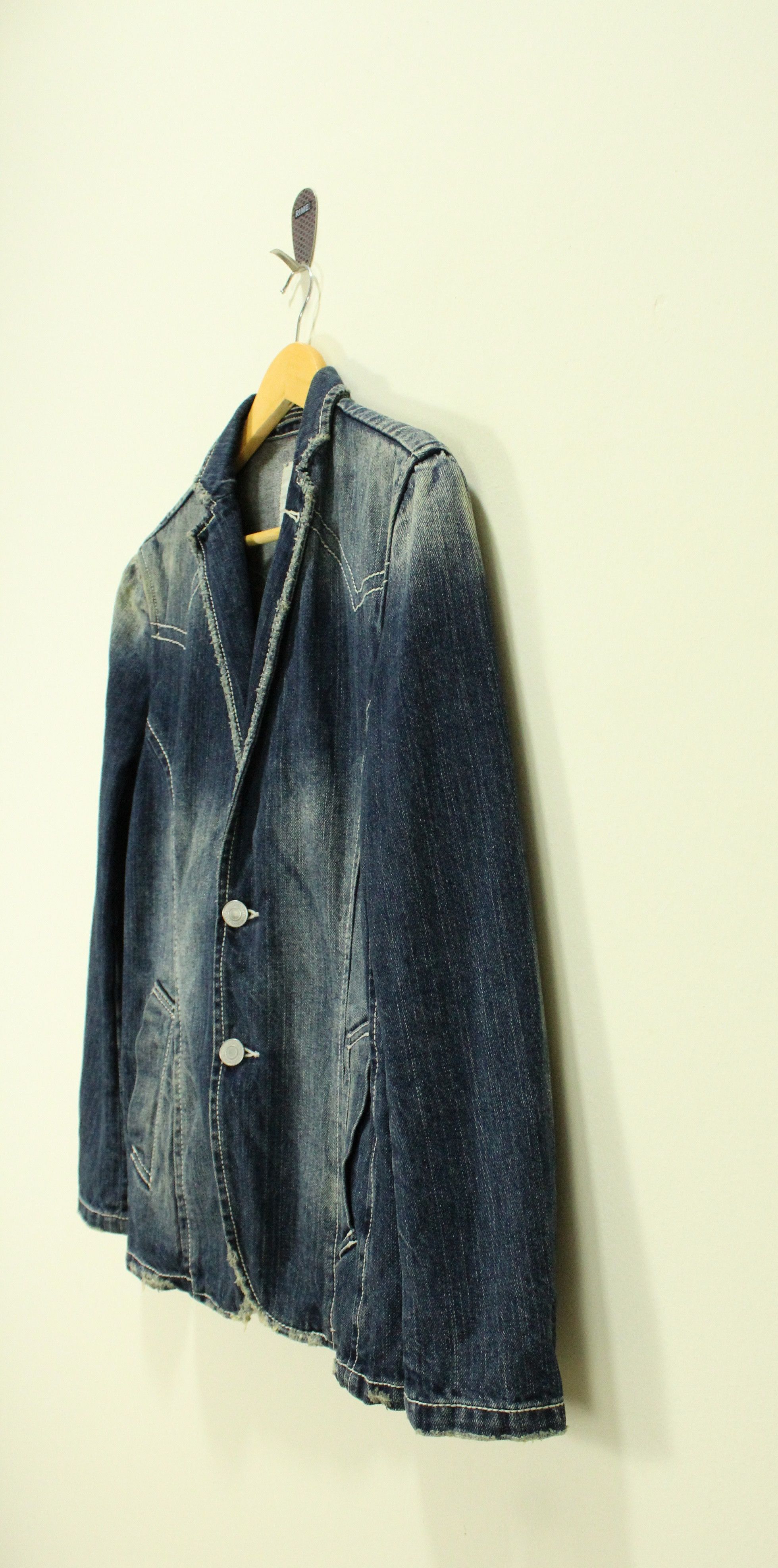 Japanese Brand HOUSE OF BLUES Jacket Blazer Coat Distressed Sunfaded Size US S / EU 44-46 / 1 - 7 Thumbnail