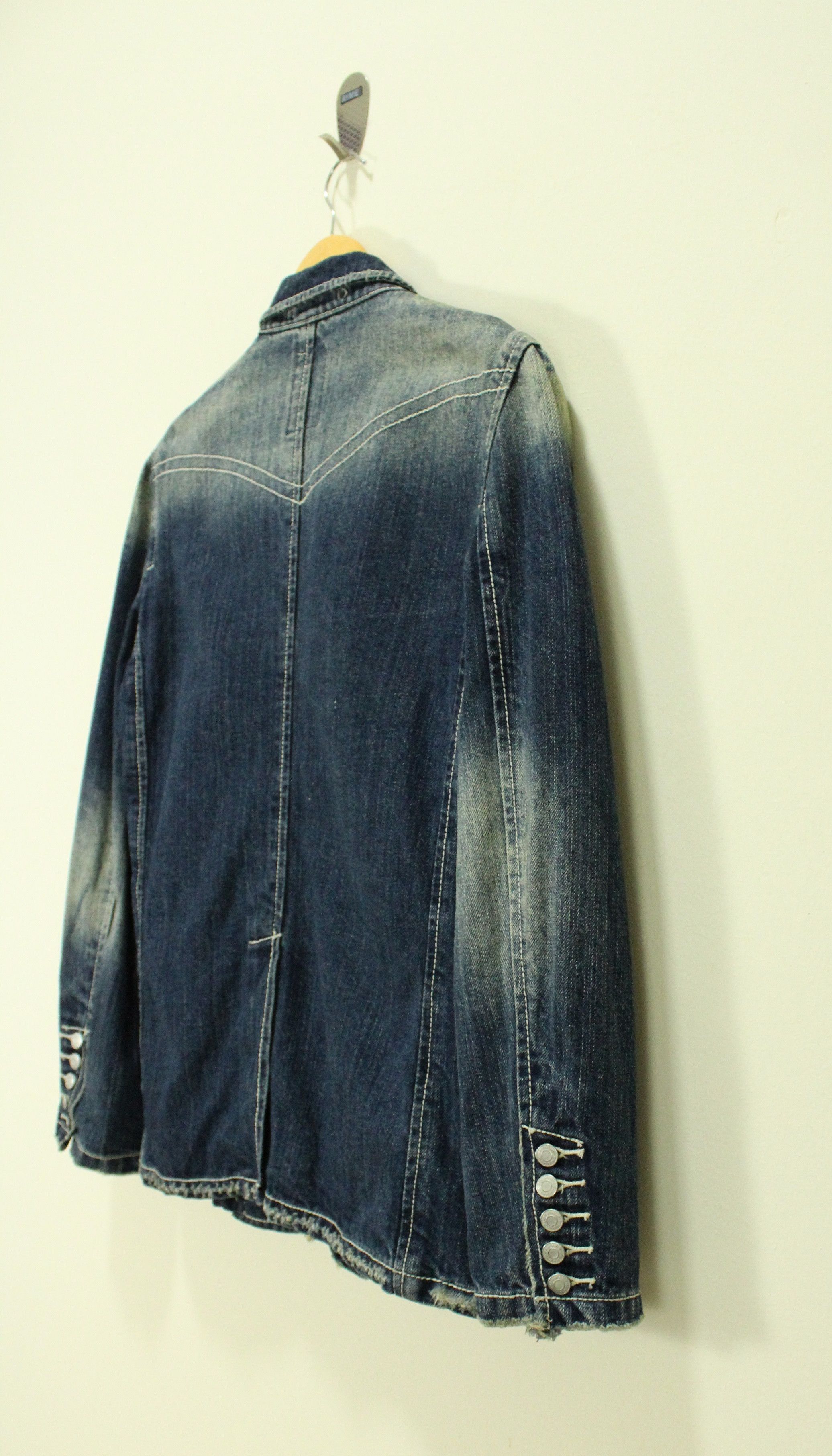 Japanese Brand HOUSE OF BLUES Jacket Blazer Coat Distressed Sunfaded Size US S / EU 44-46 / 1 - 6 Thumbnail