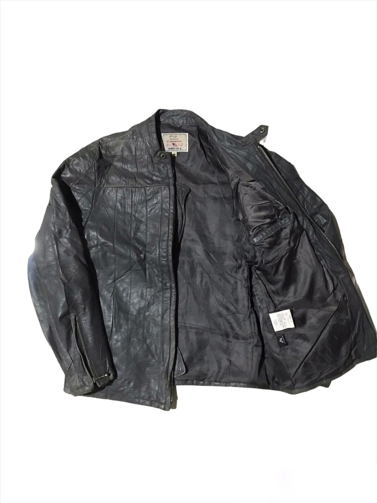 Avirex × Vintage Vintage Avirex Leather Zipper Jacket Size US M / EU 48-50 / 2 - 3 Thumbnail