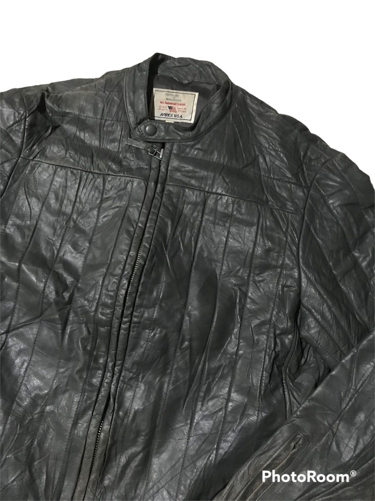Avirex × Vintage Vintage Avirex Leather Zipper Jacket Size US M / EU 48-50 / 2 - 2 Thumbnail