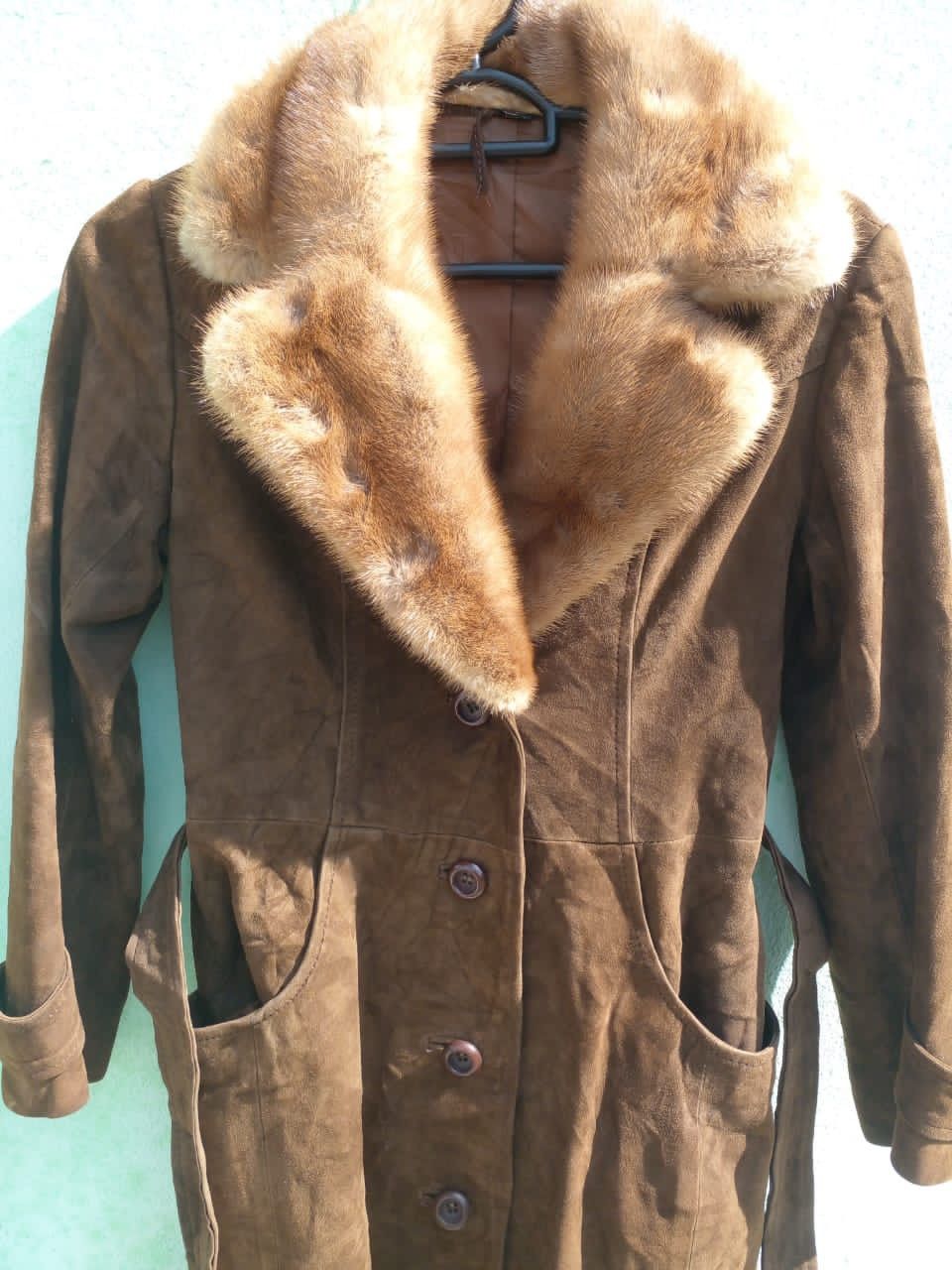Genuine Leather VINTAGE PARTINA LEATHER FAUX FUR SHERLING JACKET Size US XS / EU 42 / 0 - 1 Thumbnail