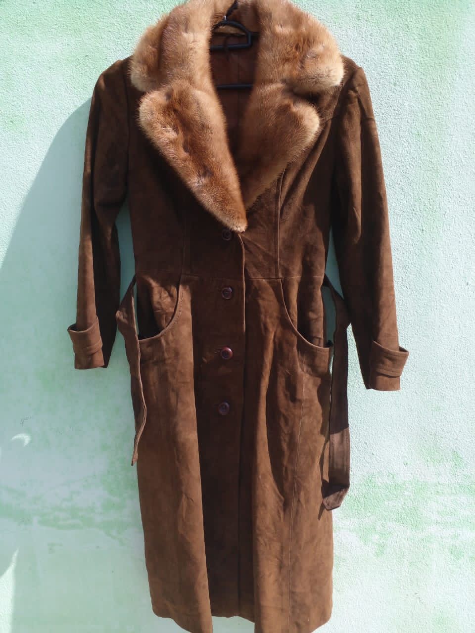 Genuine Leather VINTAGE PARTINA LEATHER FAUX FUR SHERLING JACKET Size US XS / EU 42 / 0 - 2 Thumbnail