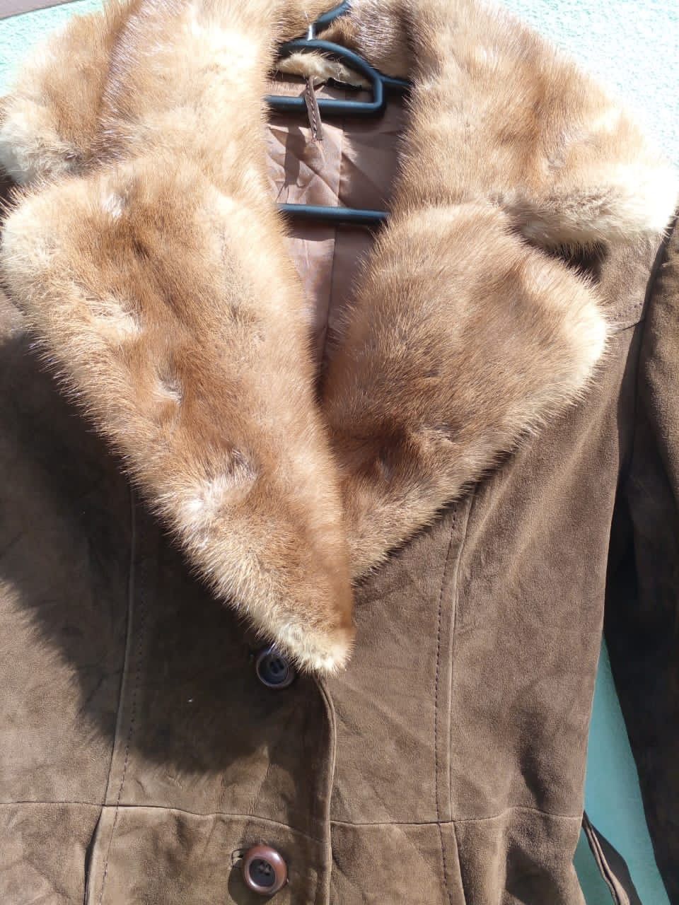 Genuine Leather VINTAGE PARTINA LEATHER FAUX FUR SHERLING JACKET Size US XS / EU 42 / 0 - 8 Thumbnail
