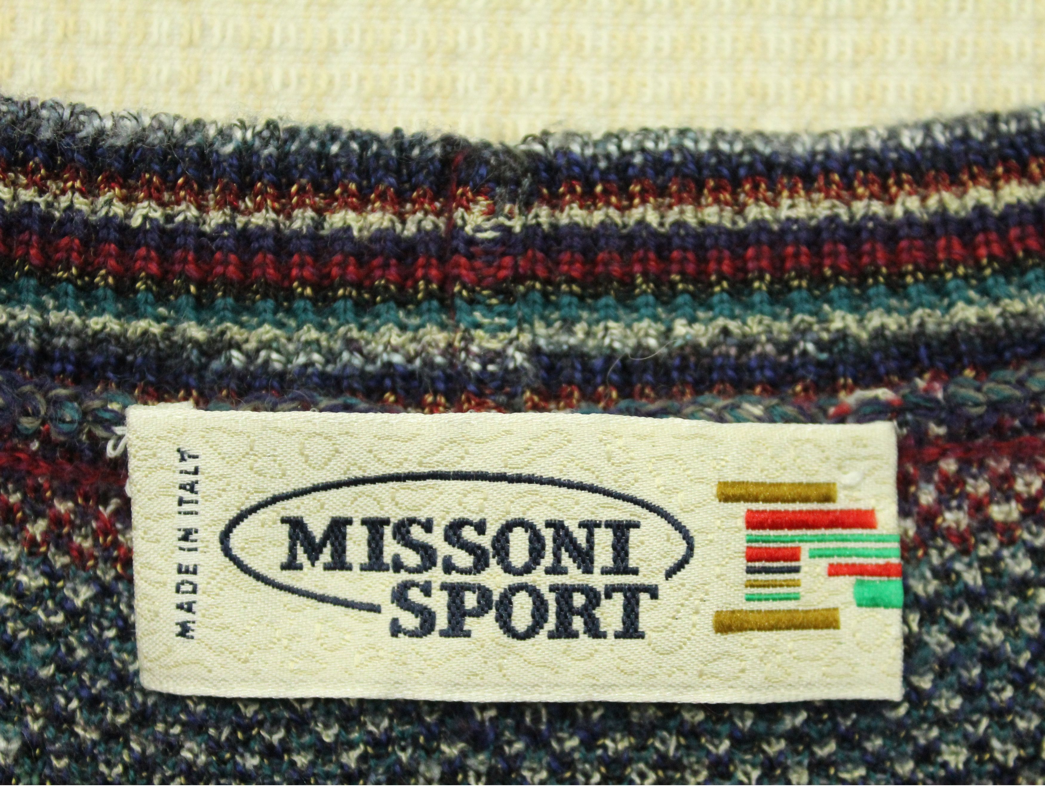 Missoni MISSONI SPORT Knit Sweater Wool Blend Size US M / EU 48-50 / 2 - 14 Thumbnail