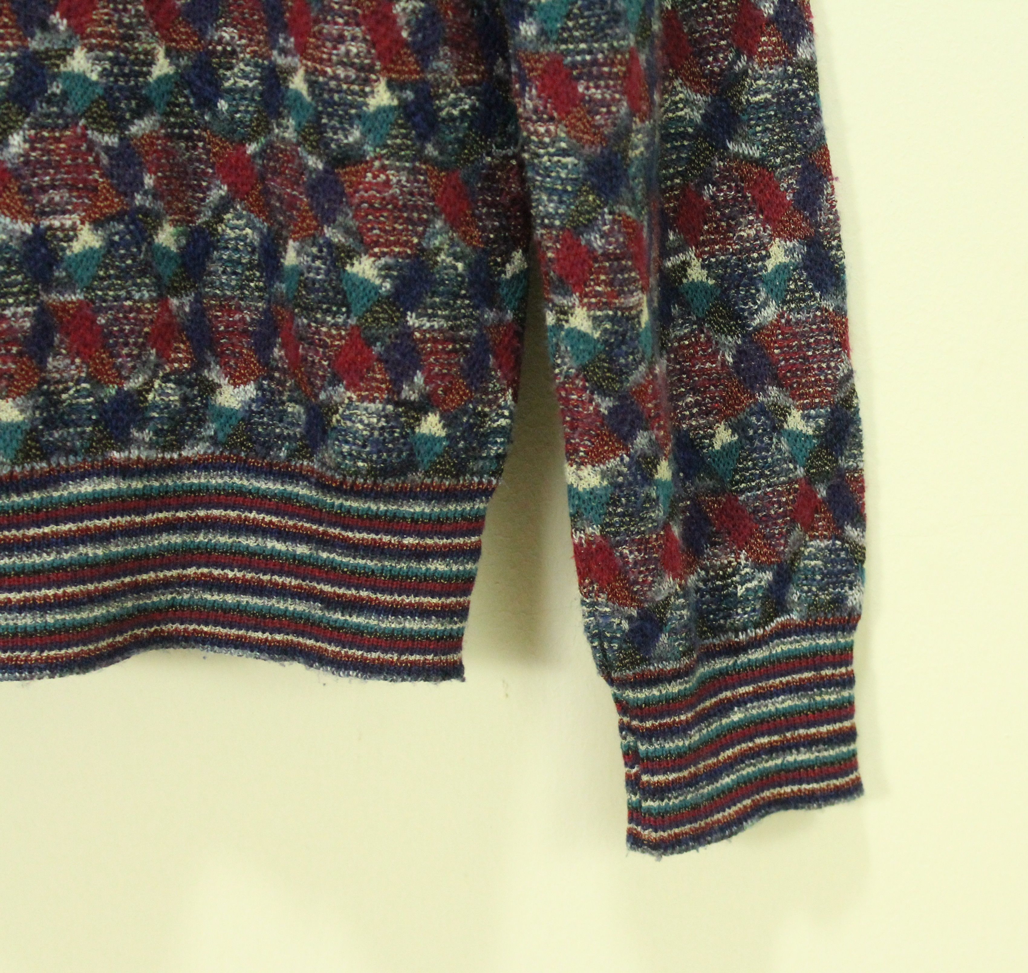 Missoni MISSONI SPORT Knit Sweater Wool Blend Size US M / EU 48-50 / 2 - 7 Thumbnail