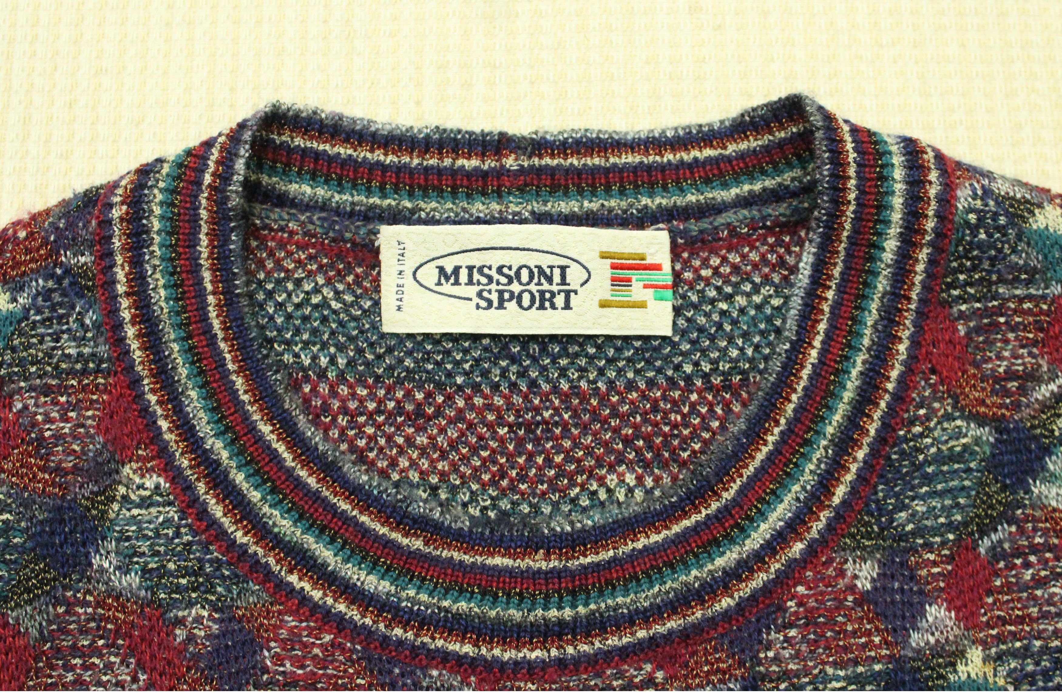 Missoni MISSONI SPORT Knit Sweater Wool Blend Size US M / EU 48-50 / 2 - 11 Thumbnail