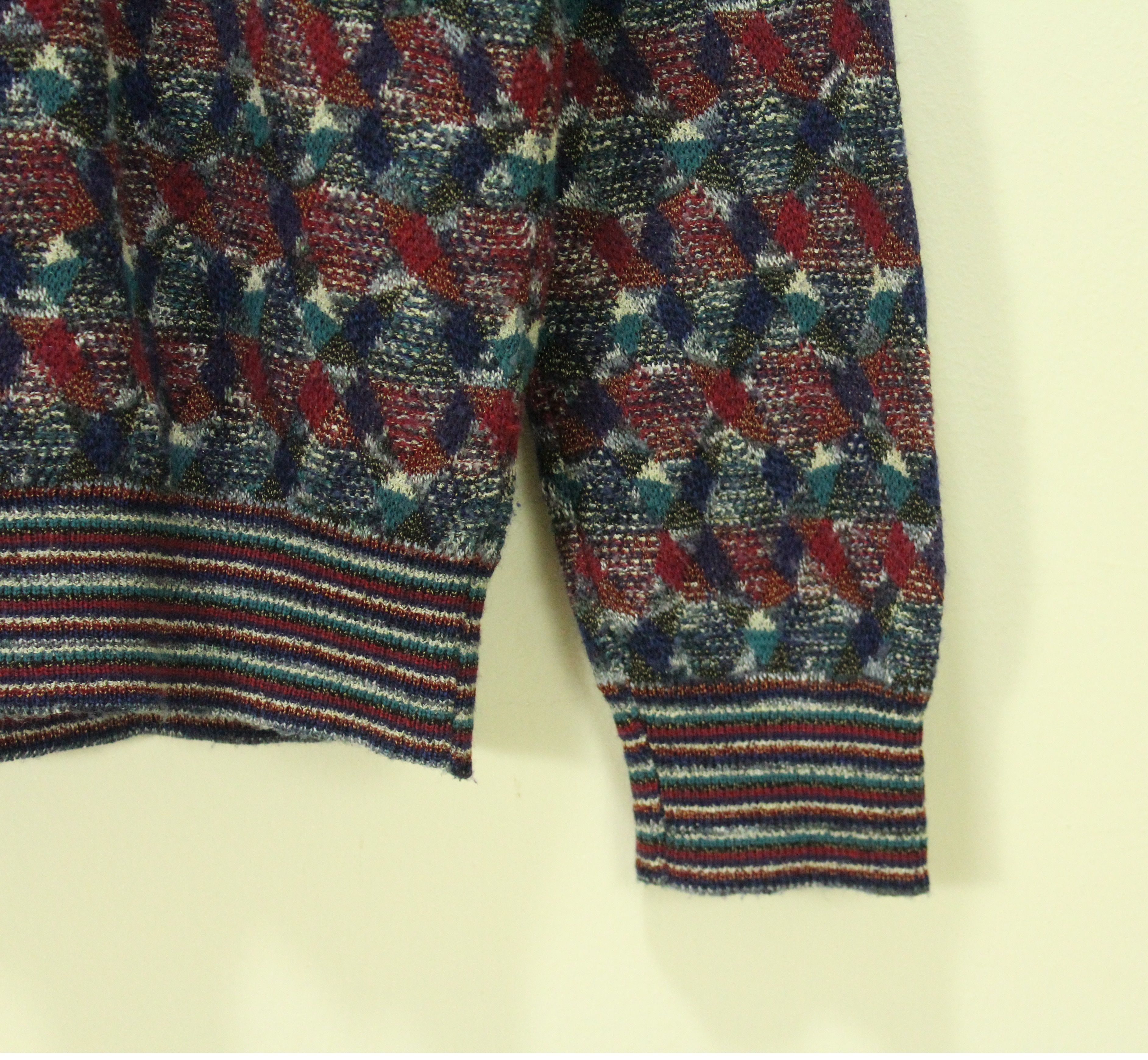 Missoni MISSONI SPORT Knit Sweater Wool Blend Size US M / EU 48-50 / 2 - 3 Thumbnail