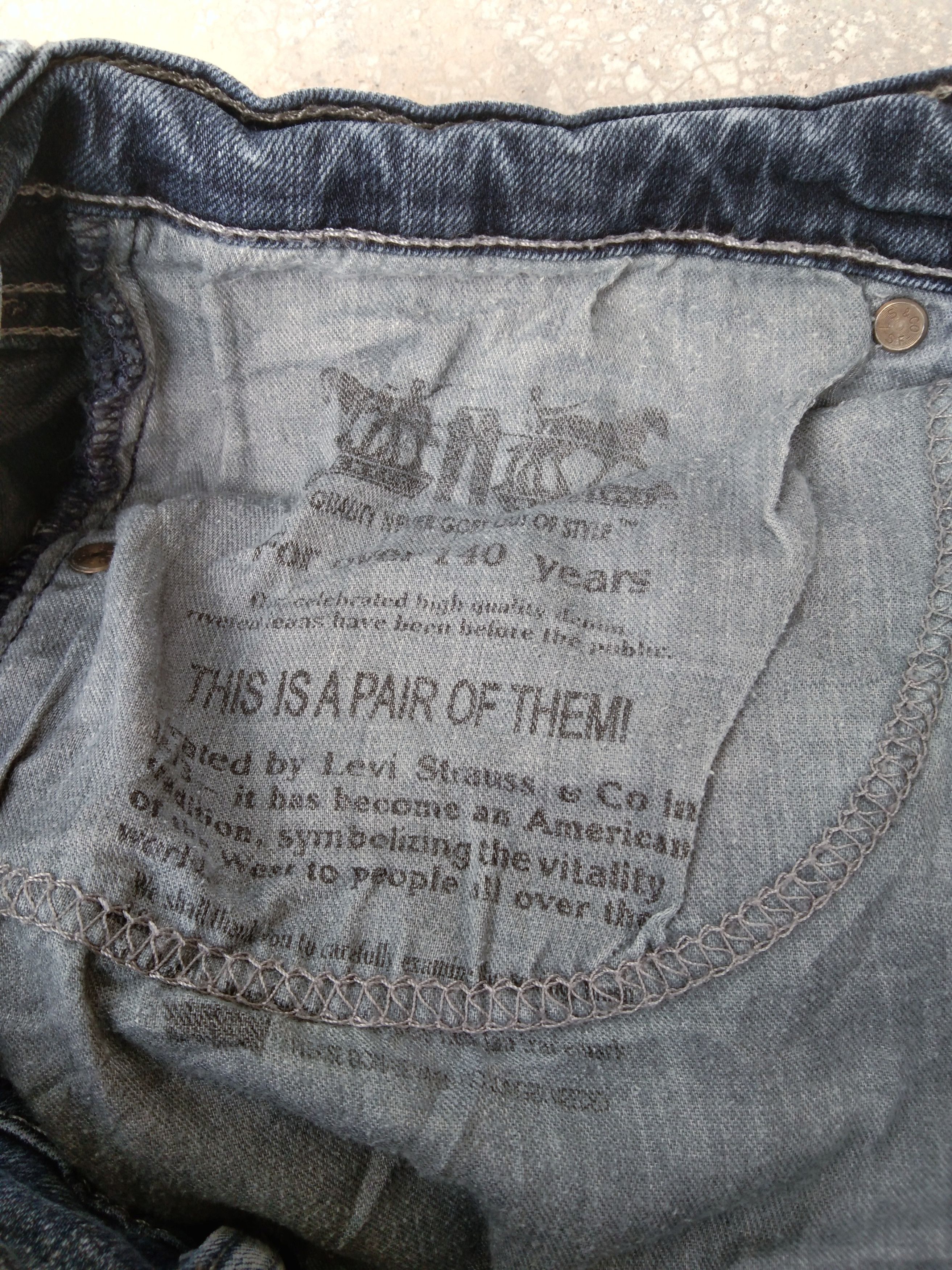 Jean × Levi's × Vintage Vintage Levis 505 Faded Blue Distressed Jeans 34x31 Size US 34 / EU 50 - 7 Thumbnail