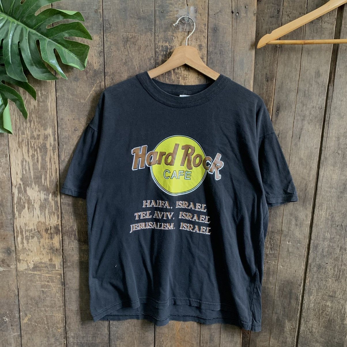 Vintage Bootleg Hard Rock Cafe Israel Tshirt