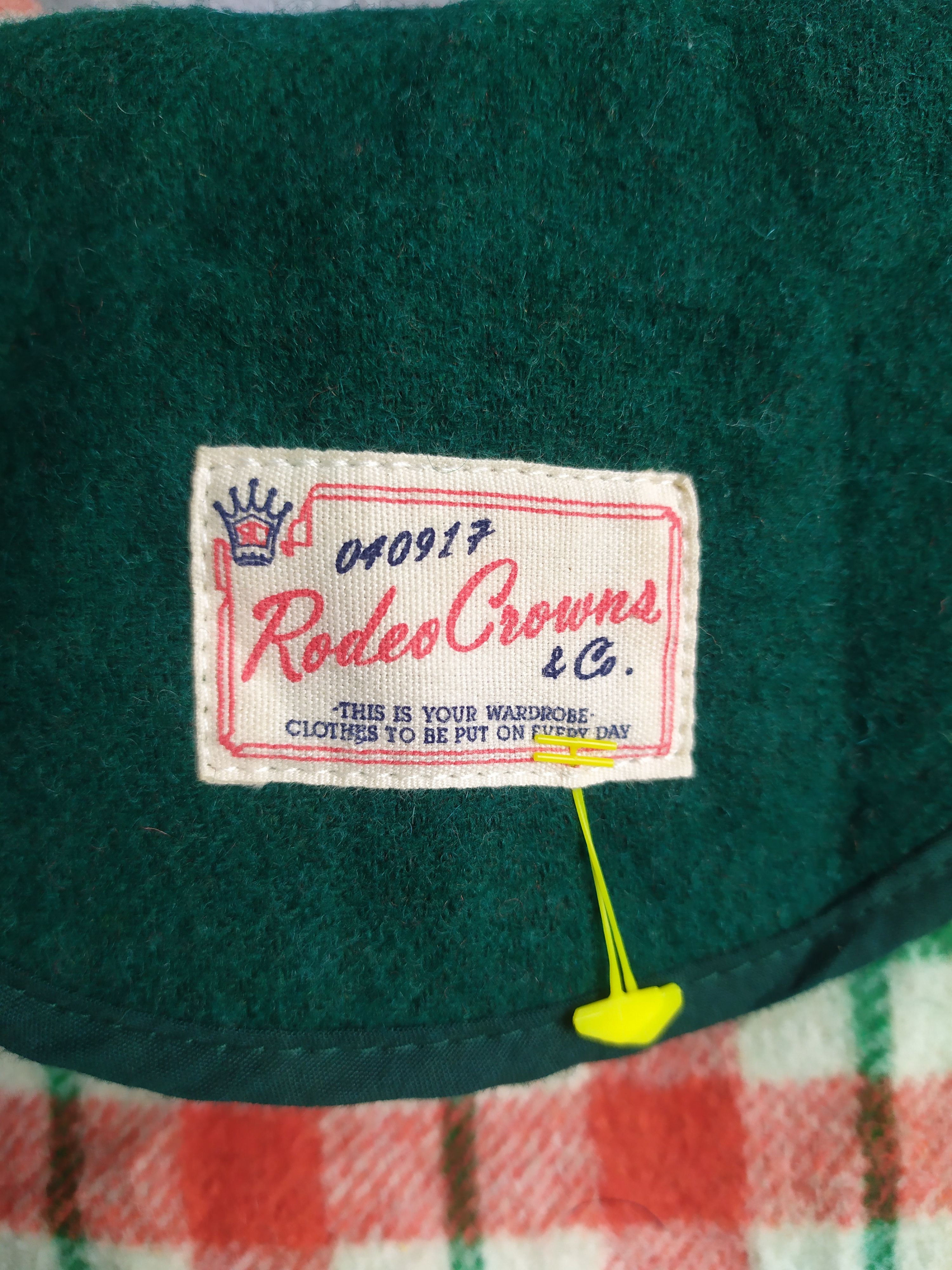 Vintage Vintage Rodeo Crowns Hoodie Cascmere Wool Green Jacket Size US M / EU 48-50 / 2 - 3 Thumbnail