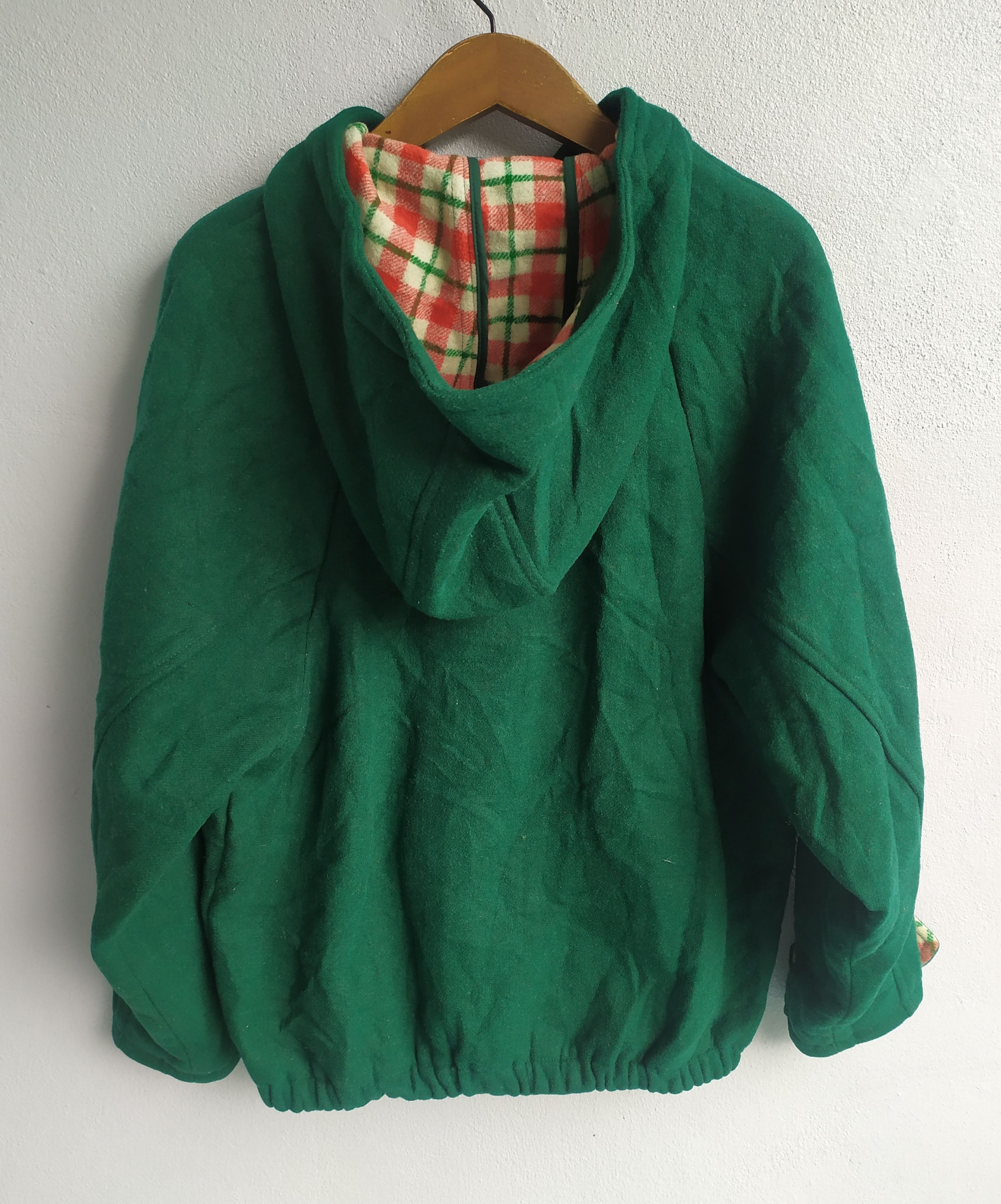 Vintage Vintage Rodeo Crowns Hoodie Cascmere Wool Green Jacket Size US M / EU 48-50 / 2 - 2 Thumbnail