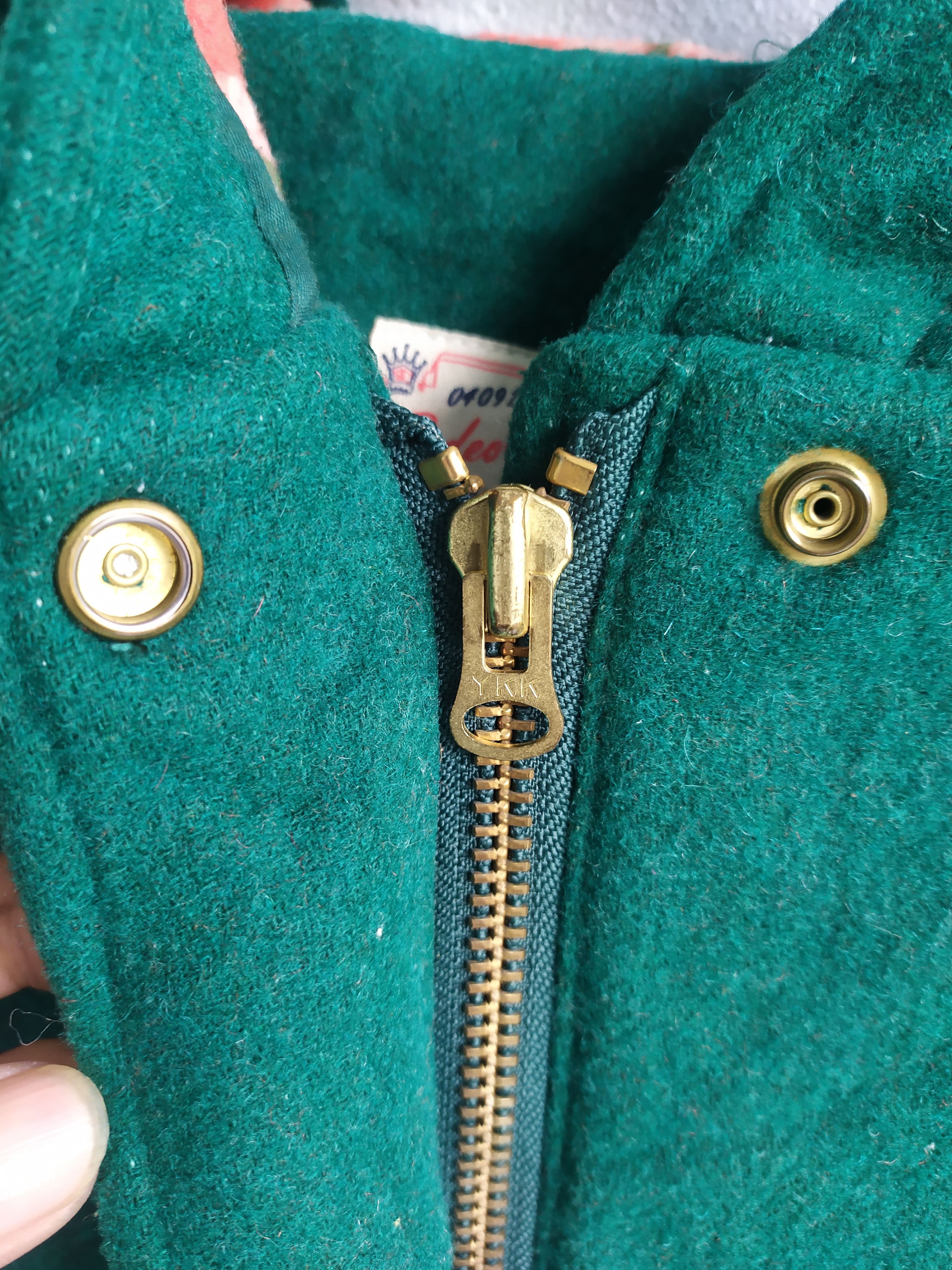 Vintage Vintage Rodeo Crowns Hoodie Cascmere Wool Green Jacket Size US M / EU 48-50 / 2 - 6 Thumbnail