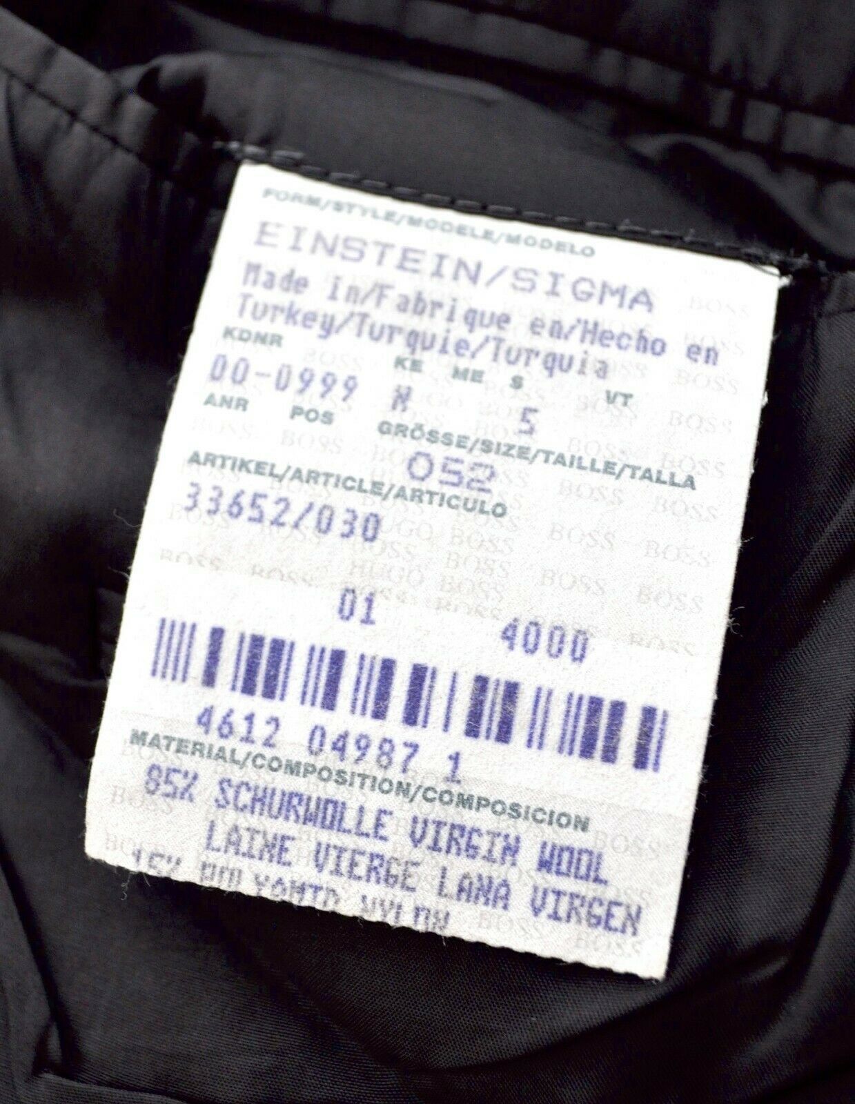 Hugo Boss HUGO BOSS Wool Blazer Pinstriped Suit Jacket Coat UK 42R Size 42R - 7 Thumbnail