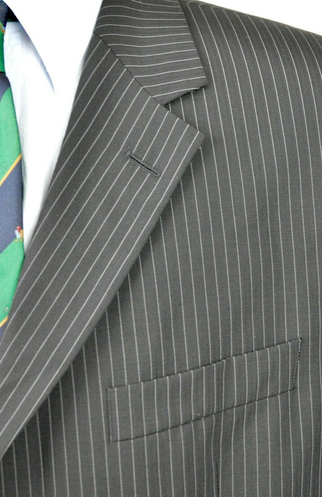 Hugo Boss HUGO BOSS Wool Blazer Pinstriped Suit Jacket Coat UK 42R Size 42R - 3 Thumbnail