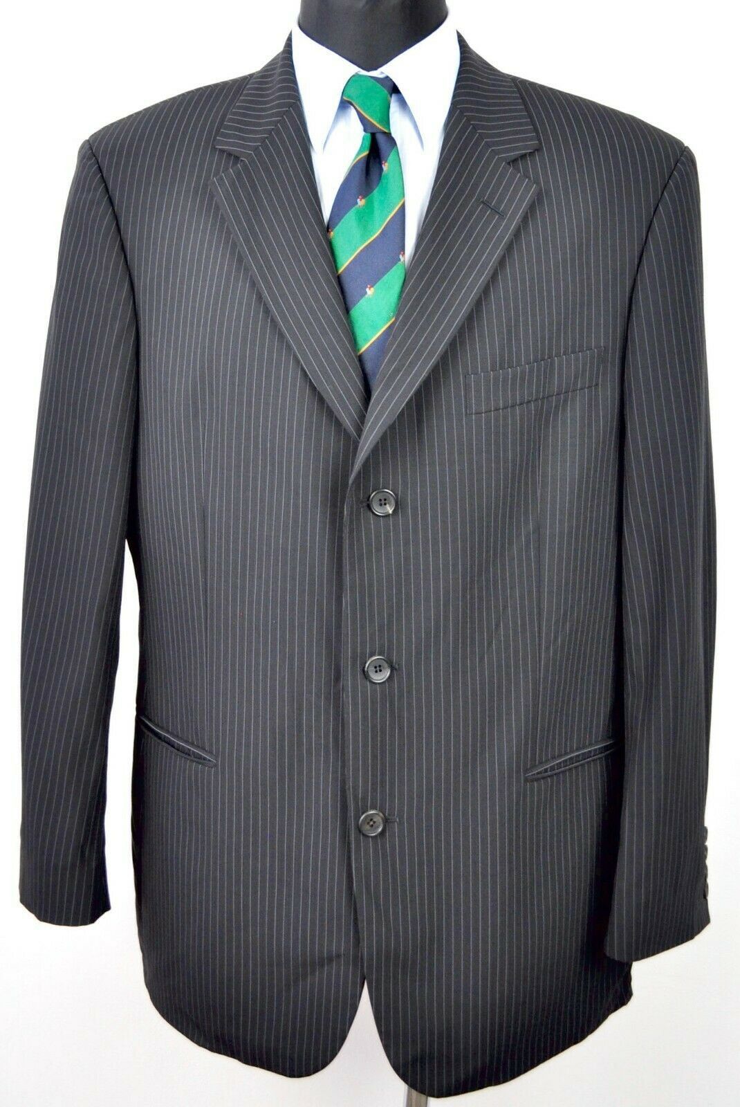 Hugo Boss HUGO BOSS Wool Blazer Pinstriped Suit Jacket Coat UK 42R Size 42R - 1 Thumbnail