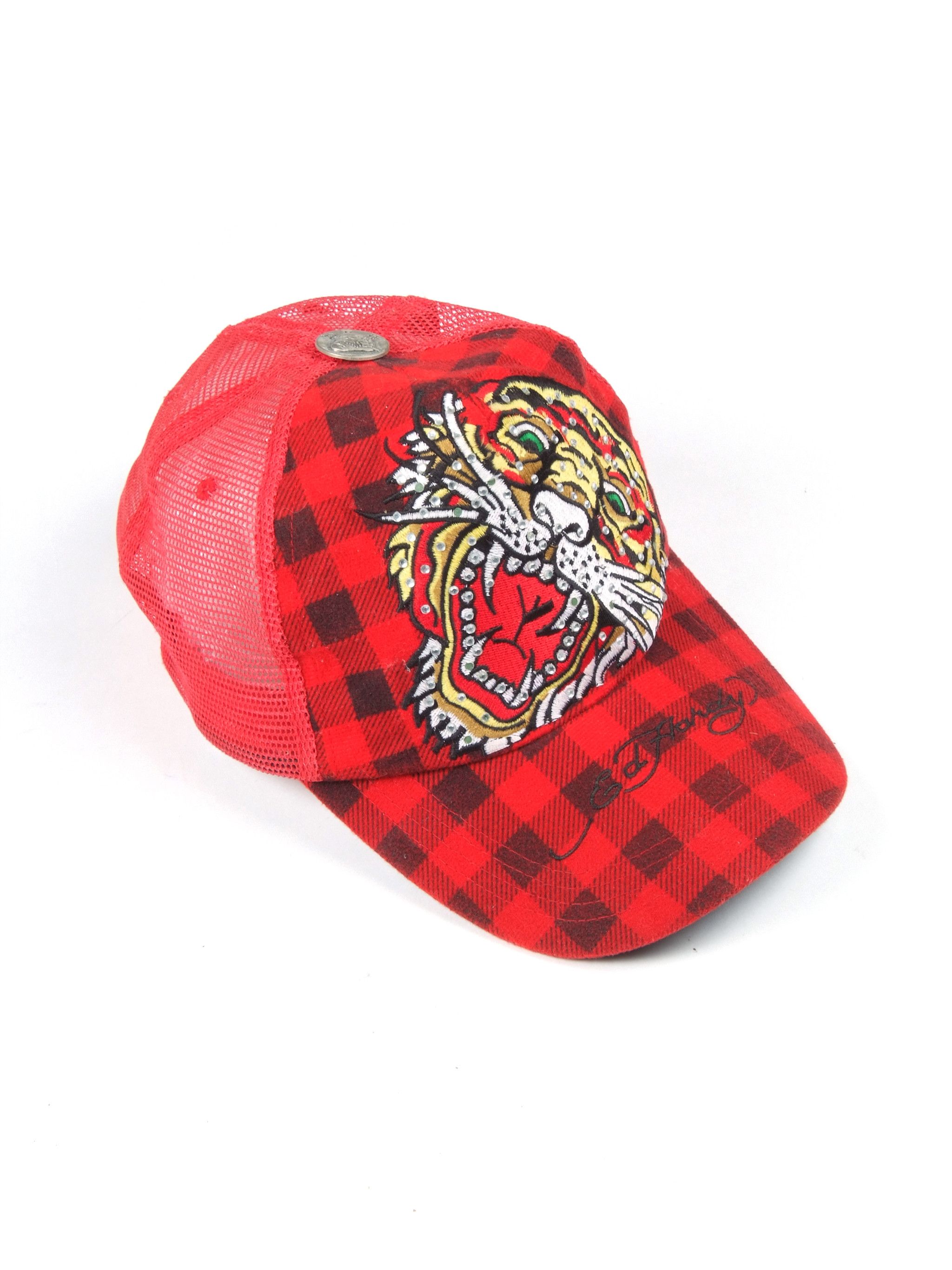 Christian Audigier × Ed Hardy × Vintage Vintage y2k Rare Ed Hardy Trucker Cap One Size Size ONE SIZE - 2 Thumbnail