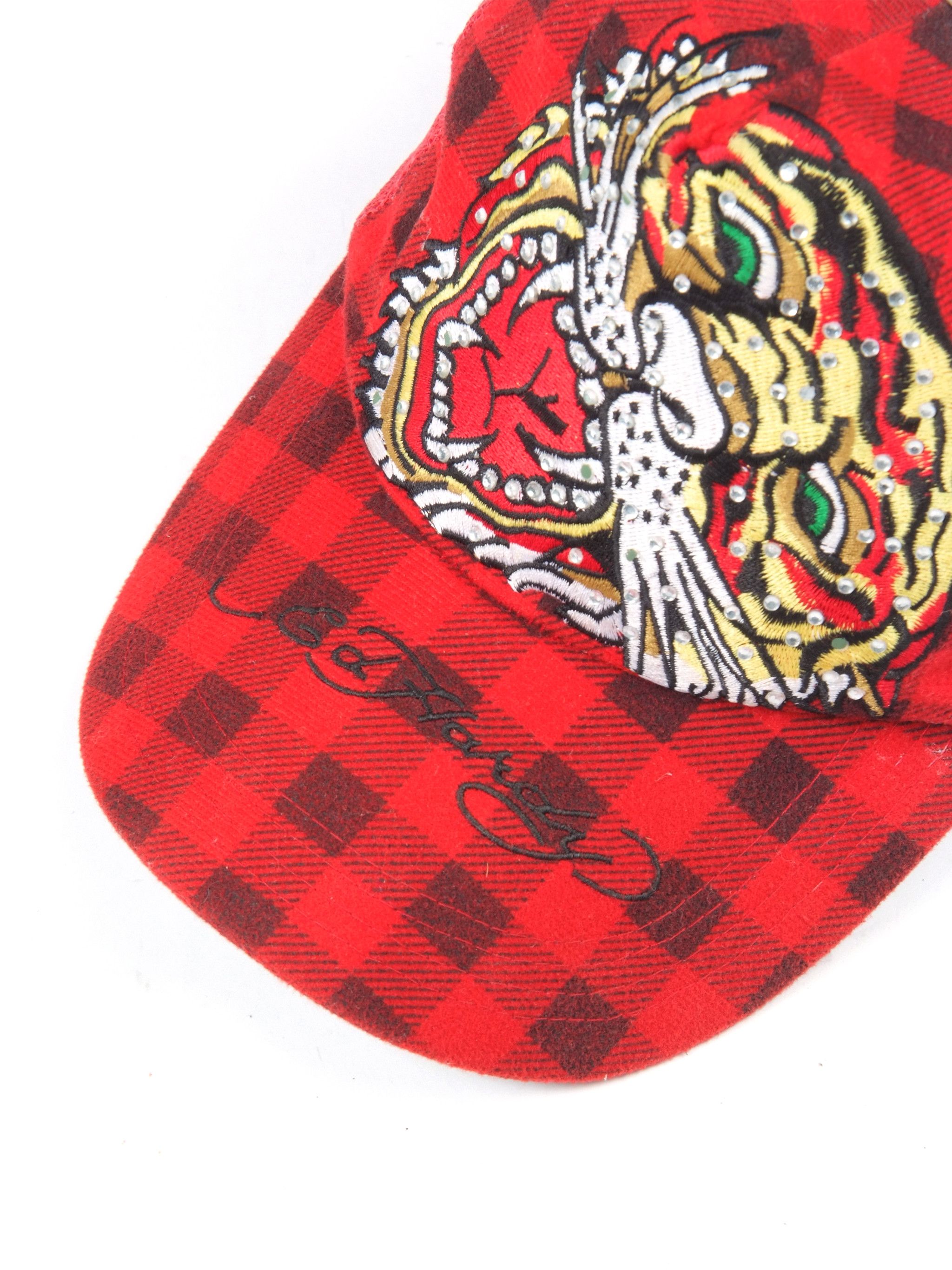 Christian Audigier × Ed Hardy × Vintage Vintage y2k Rare Ed Hardy Trucker Cap One Size Size ONE SIZE - 4 Thumbnail