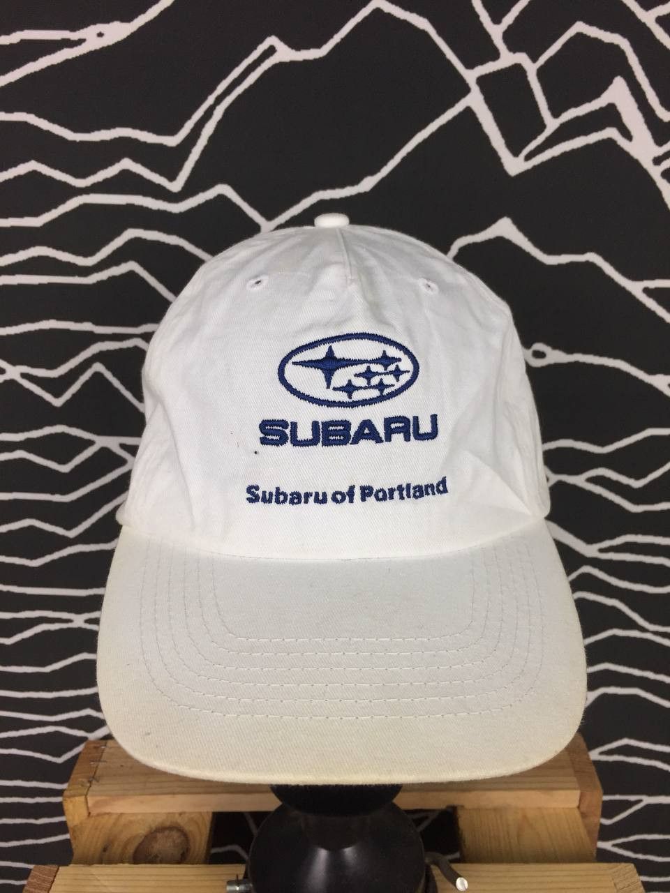 Vintage Vtg Subaru Car Logo Motorsport Embroided Cap Size ONE SIZE - 2 Thumbnail
