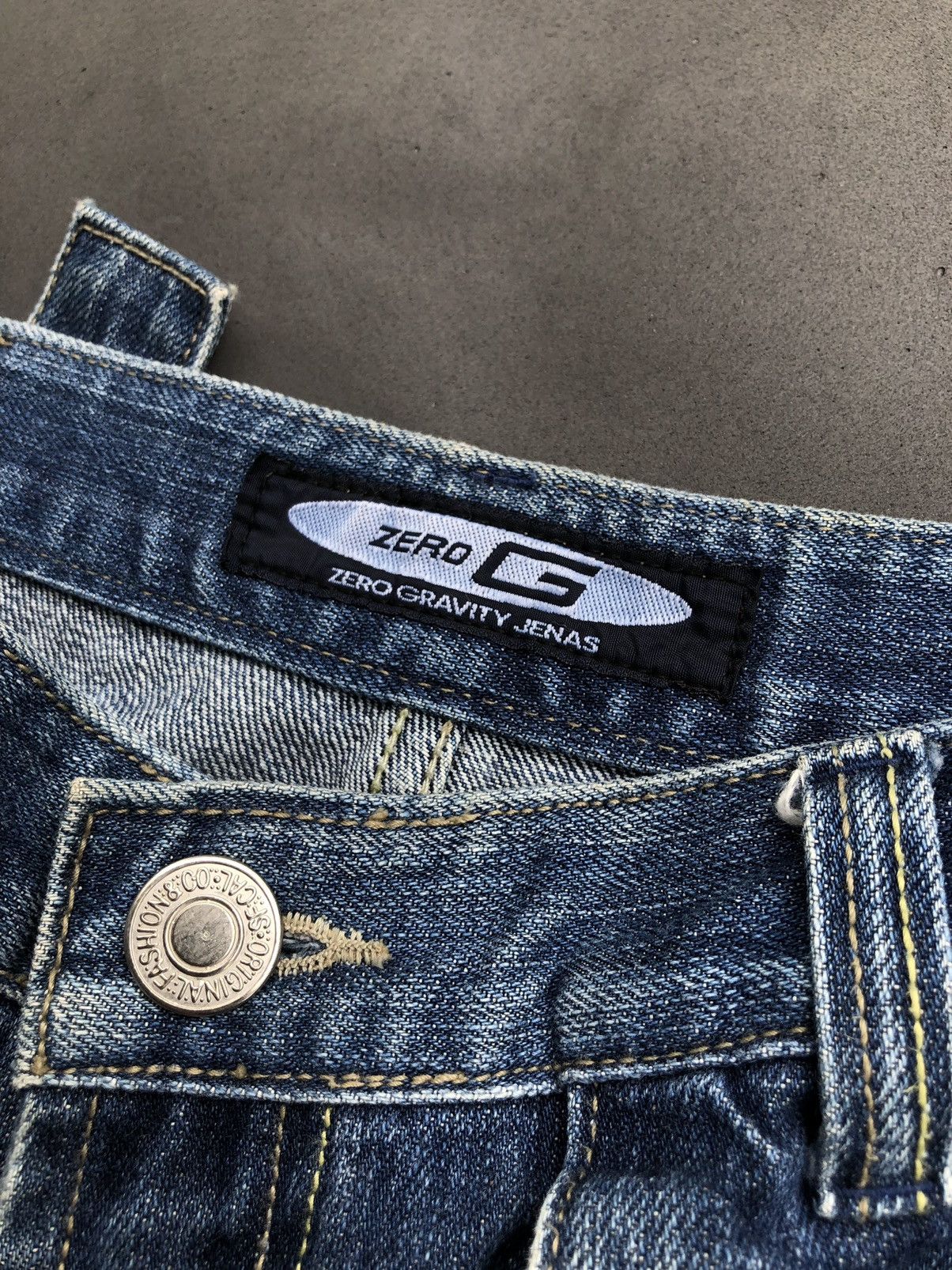 Japanese Brand ZERO GRAVITY BONDAGE DENIM CYBER PANTS Size US 33 - 9 Thumbnail
