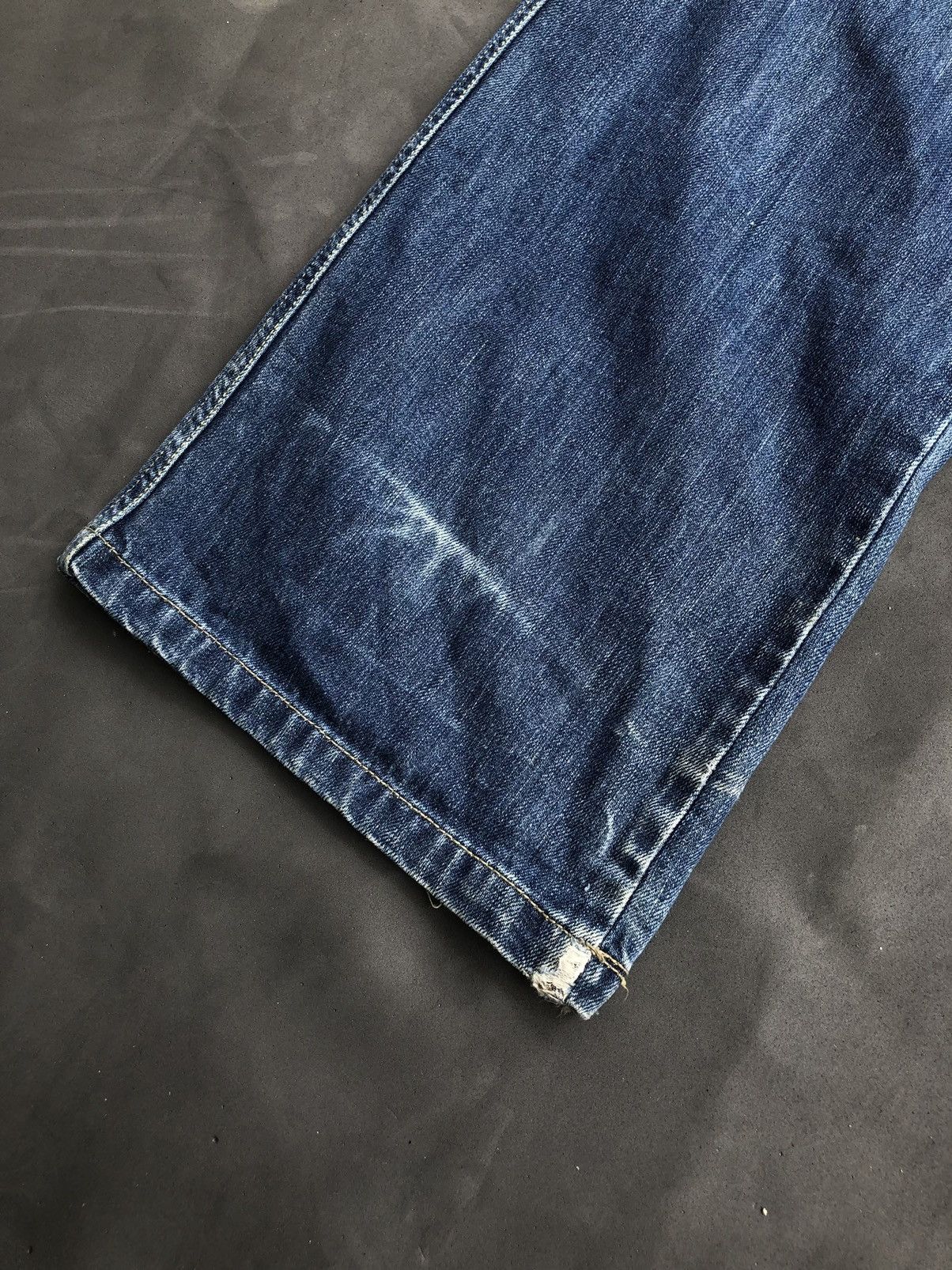 Japanese Brand ZERO GRAVITY BONDAGE DENIM CYBER PANTS Size US 33 - 8 Thumbnail