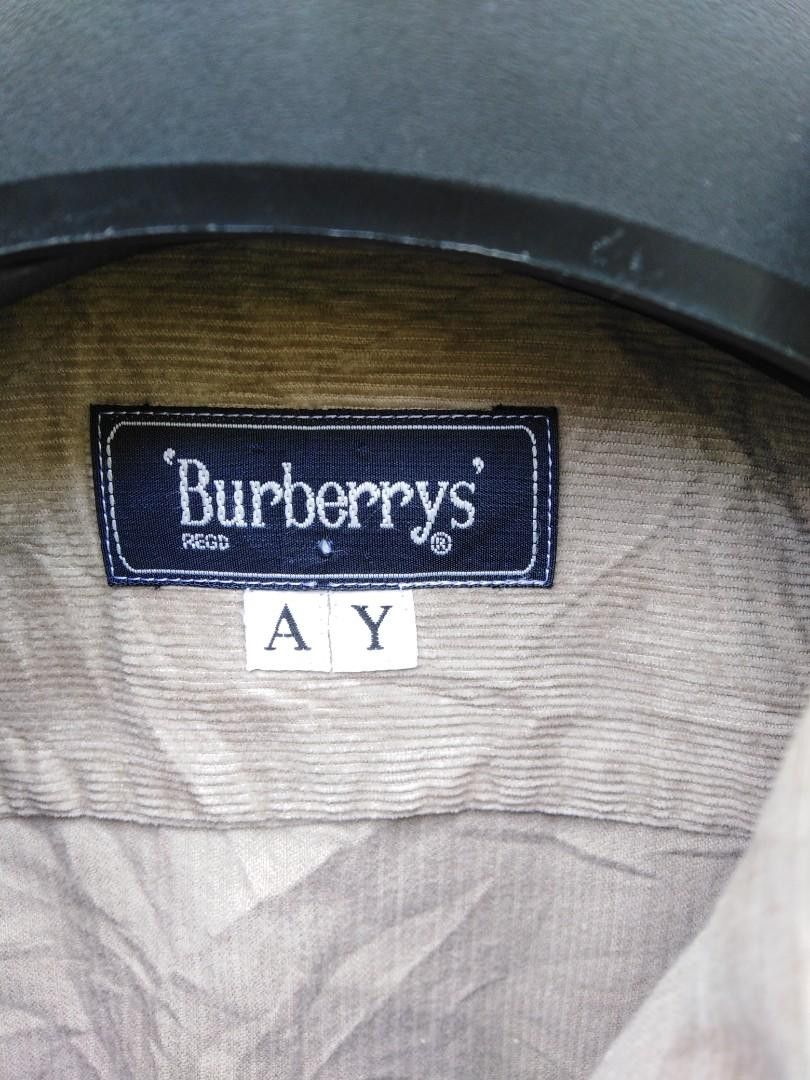 Burberry Burberrys Japan Corduroy Shirt AY Tag Size US M / EU 48-50 / 2 - 5 Thumbnail
