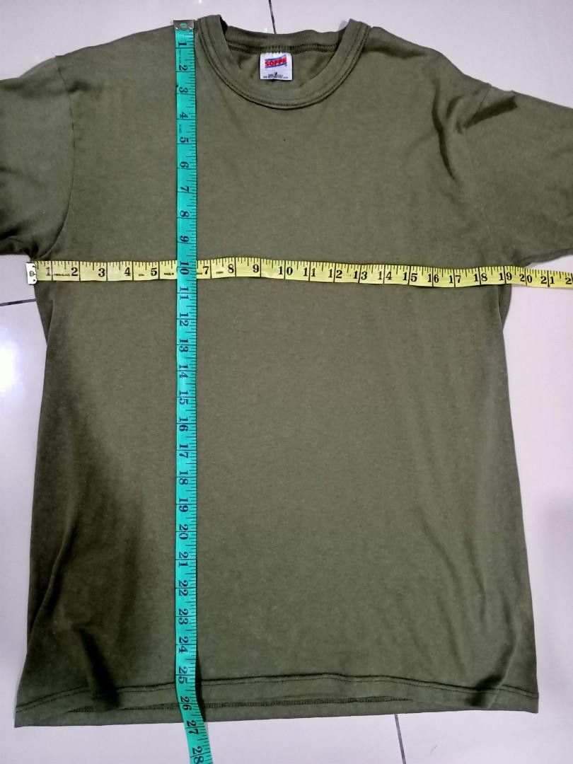 Vintage Vintage Army Plain Shirt by Soffe Size US M / EU 48-50 / 2 - 5 Thumbnail