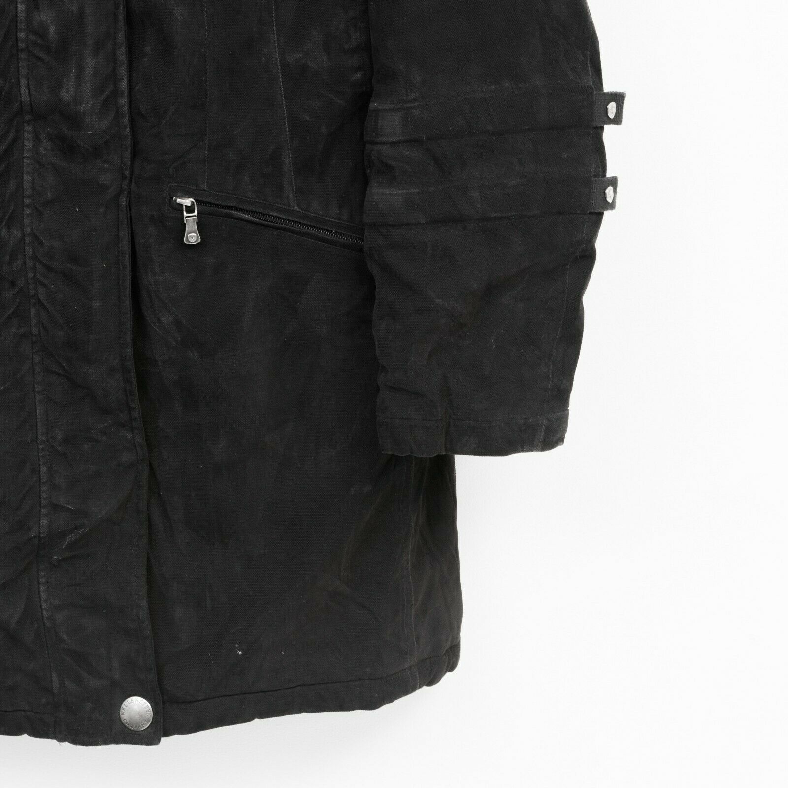 Wellensteyn Darling Parka Jacket Hooded Coat Top Black Waterproof Long Size S / US 4 / IT 40 - 4 Thumbnail