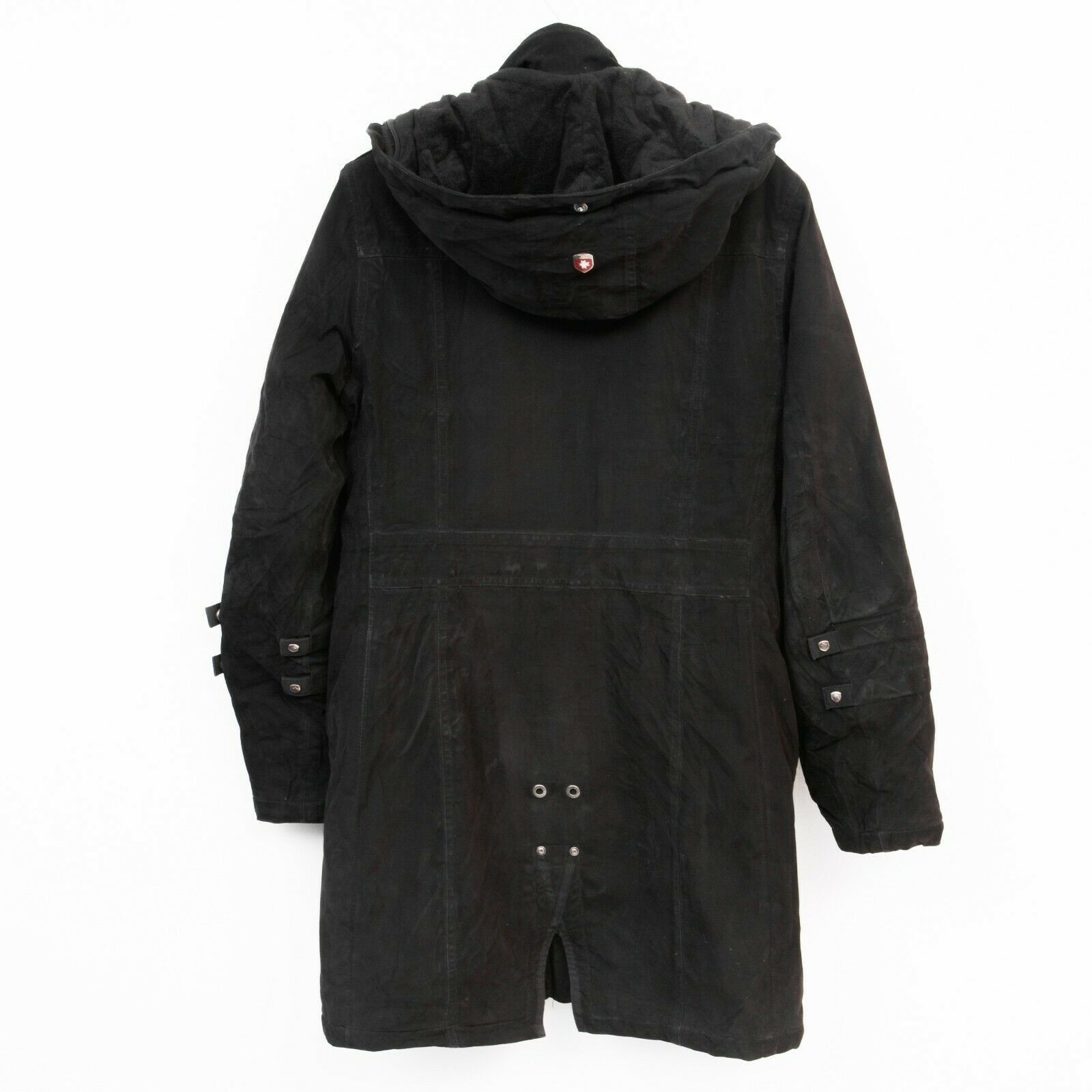 Wellensteyn Darling Parka Jacket Hooded Coat Top Black Waterproof Long Size S / US 4 / IT 40 - 2 Thumbnail