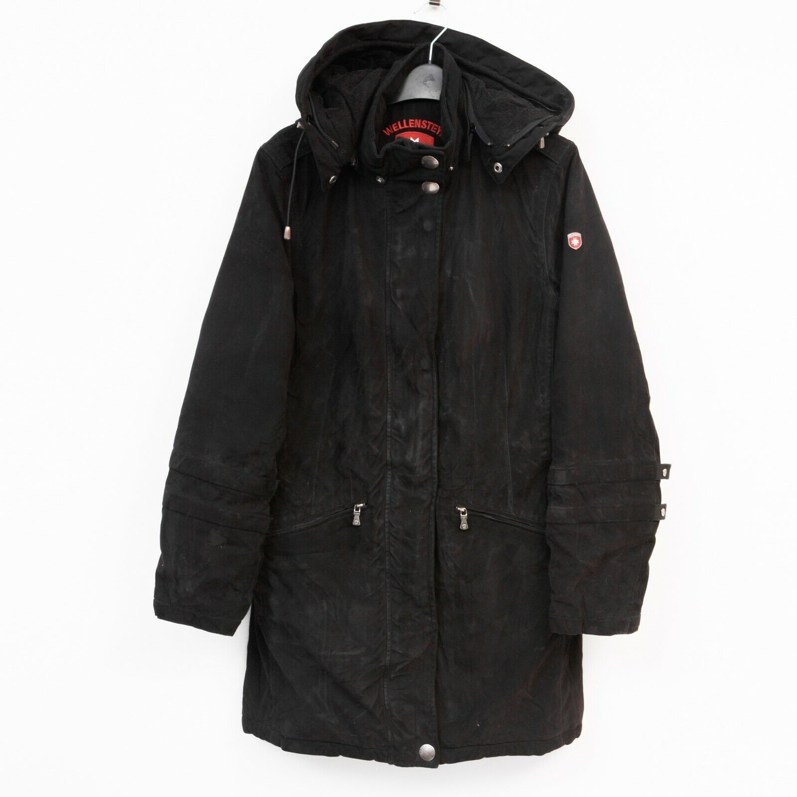 Wellensteyn Darling Parka Jacket Hooded Coat Top Black Waterproof Long Size S / US 4 / IT 40 - 1 Thumbnail