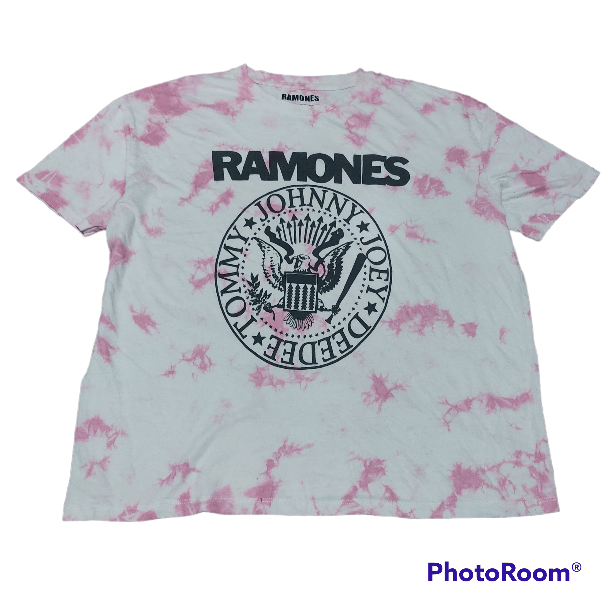 Pull & Bear Pull Bear X Ramones Band Tie Dye T-Shirt Size US M / EU 48-50 / 2 - 1 Thumbnail
