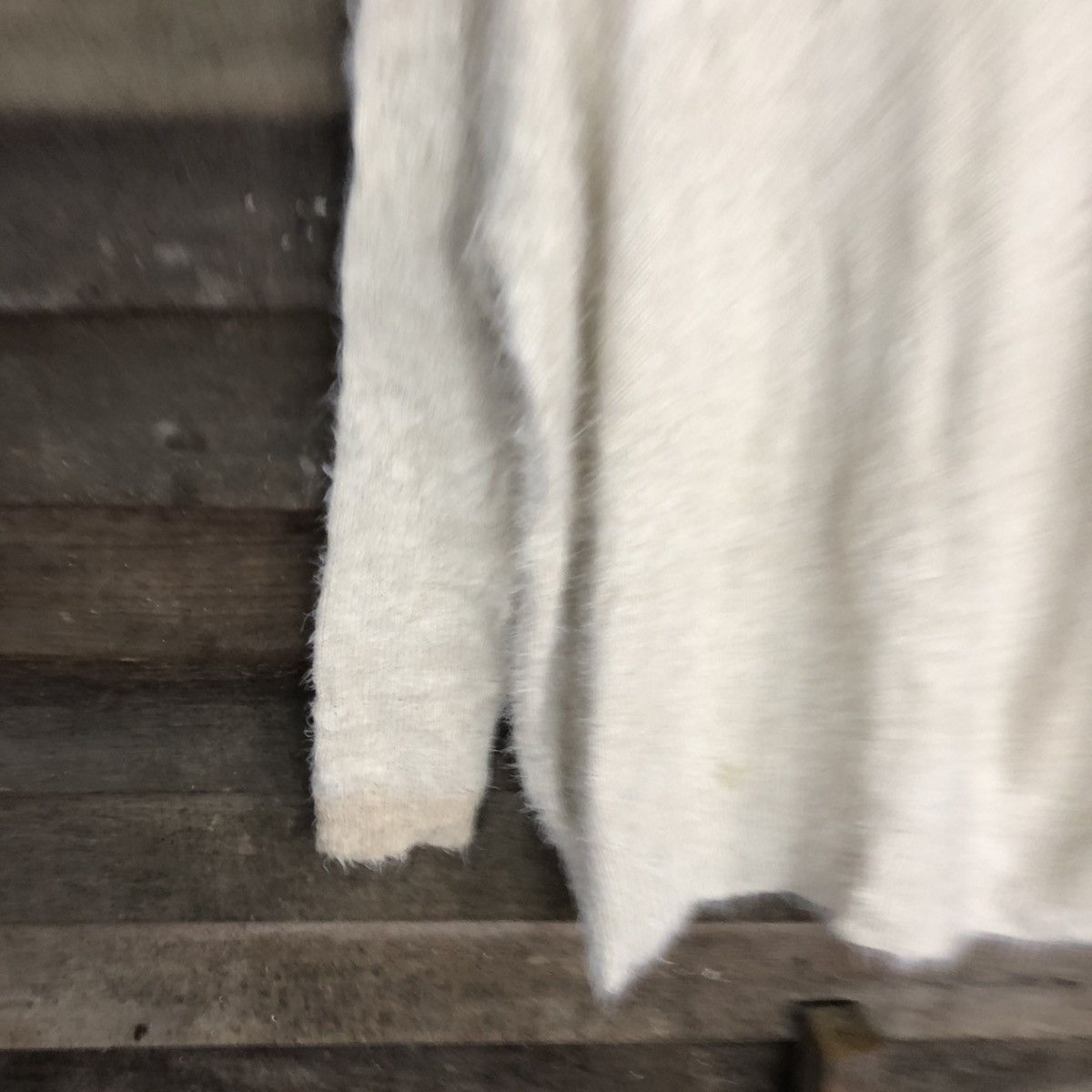 Homespun Knitwear × Japanese Brand DLL N'or Label Mohair shaggy fur Long Knitwear #c1111 Size XL / US 12-14 / IT 48-50 - 6 Thumbnail