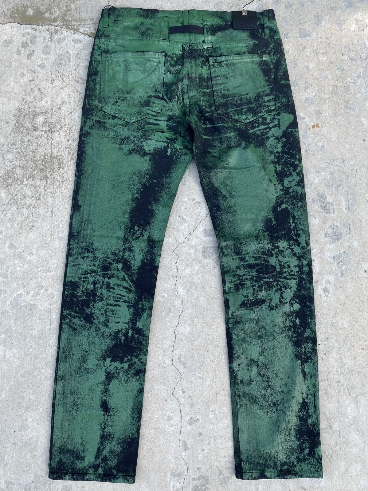 1017 ALYX 9SM × Alyx 1017 ALYX 9SM Five Pocket Cotton Blend Green Jeans |  Grailed