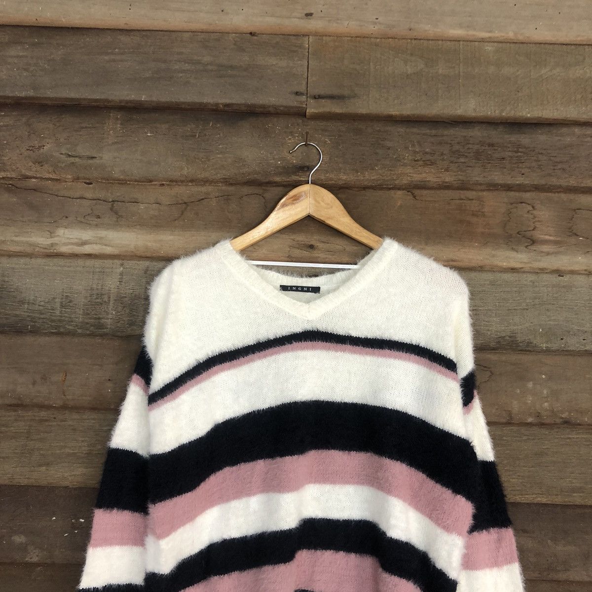 Homespun Knitwear DL Ingni Multicolor Mohair Shag Shaggy Knitwear #c1101 Size M / US 6-8 / IT 42-44 - 9 Thumbnail